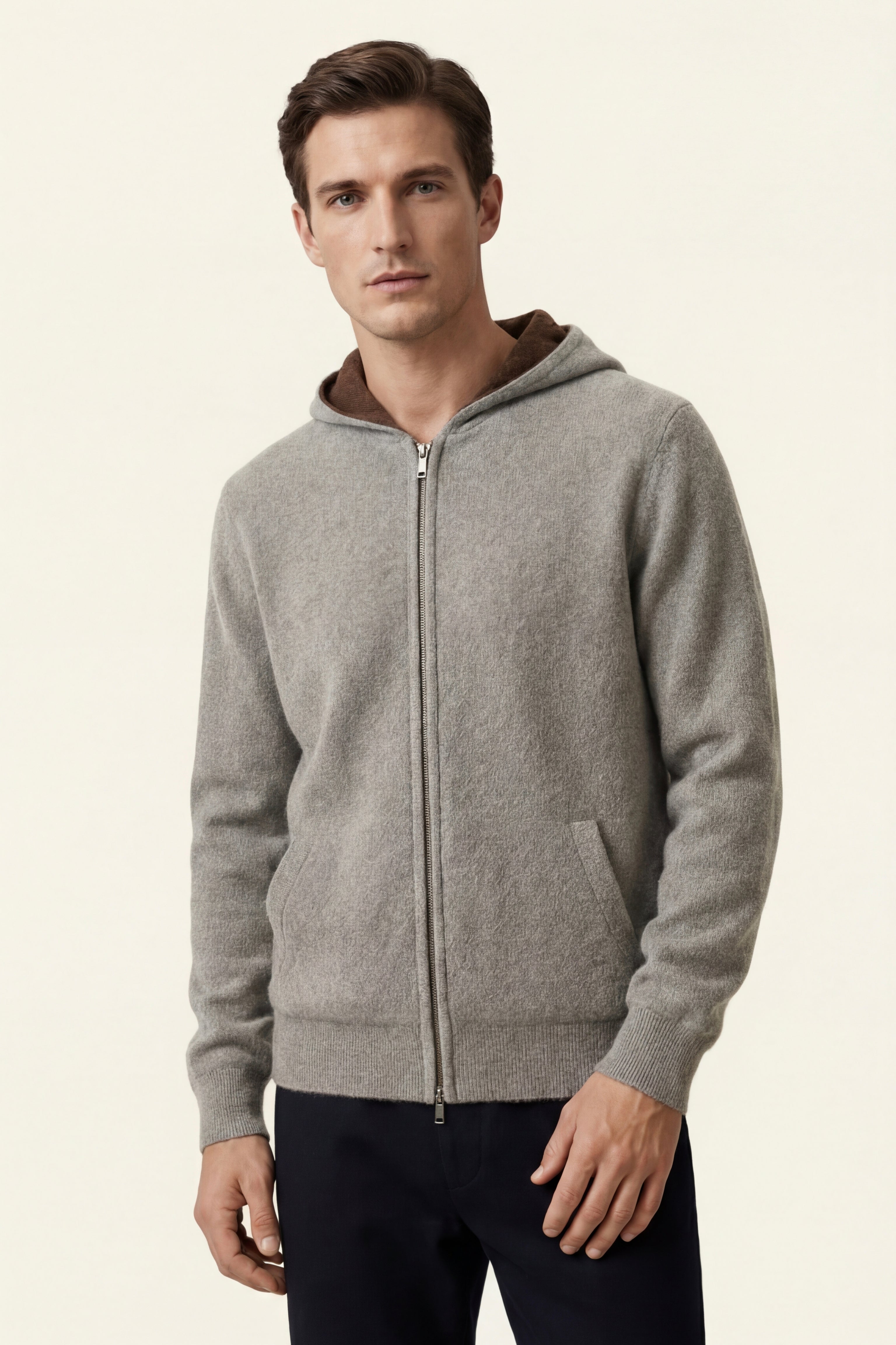 Novaro Hooded Zip Knit