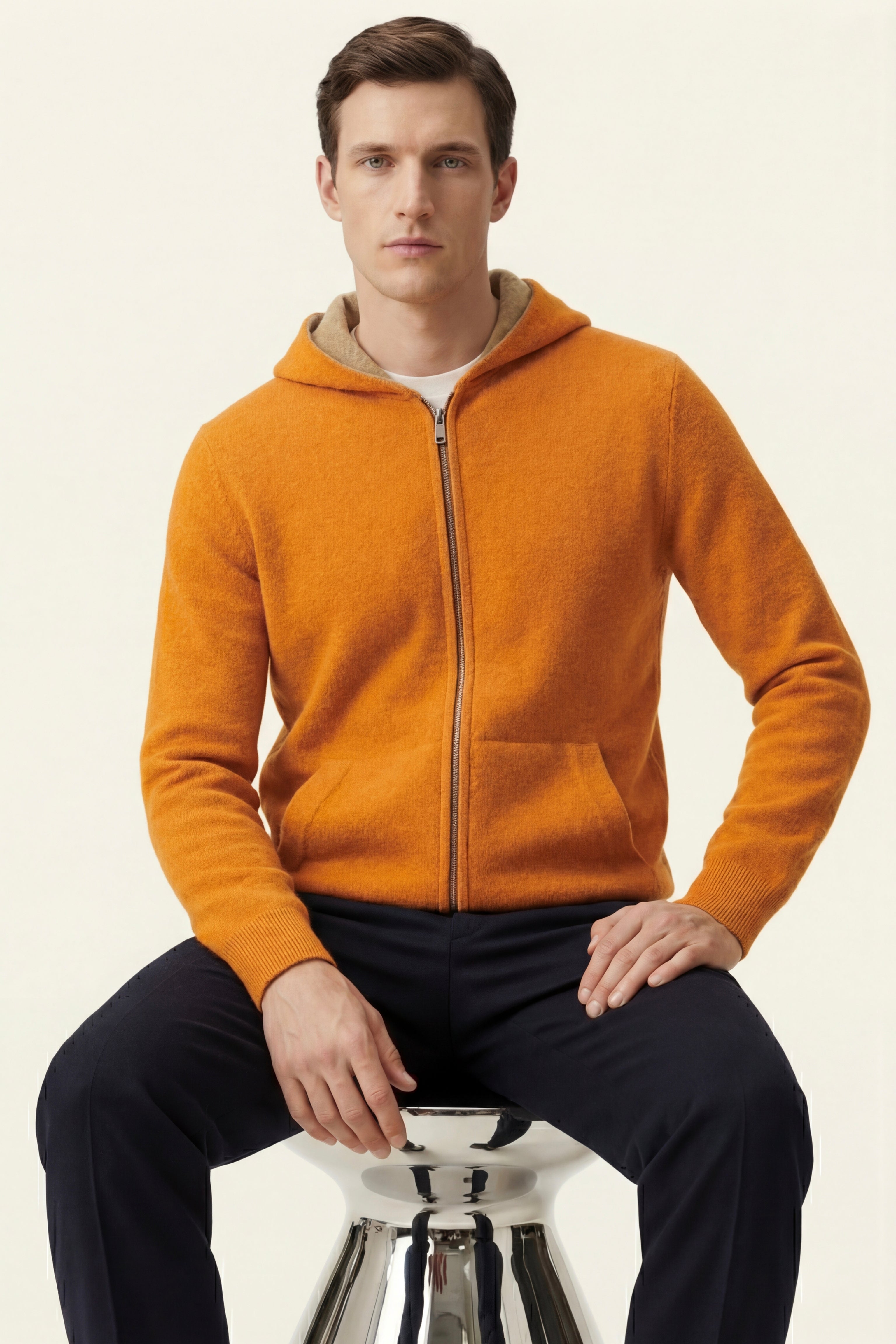 Novaro Hooded Zip Knit