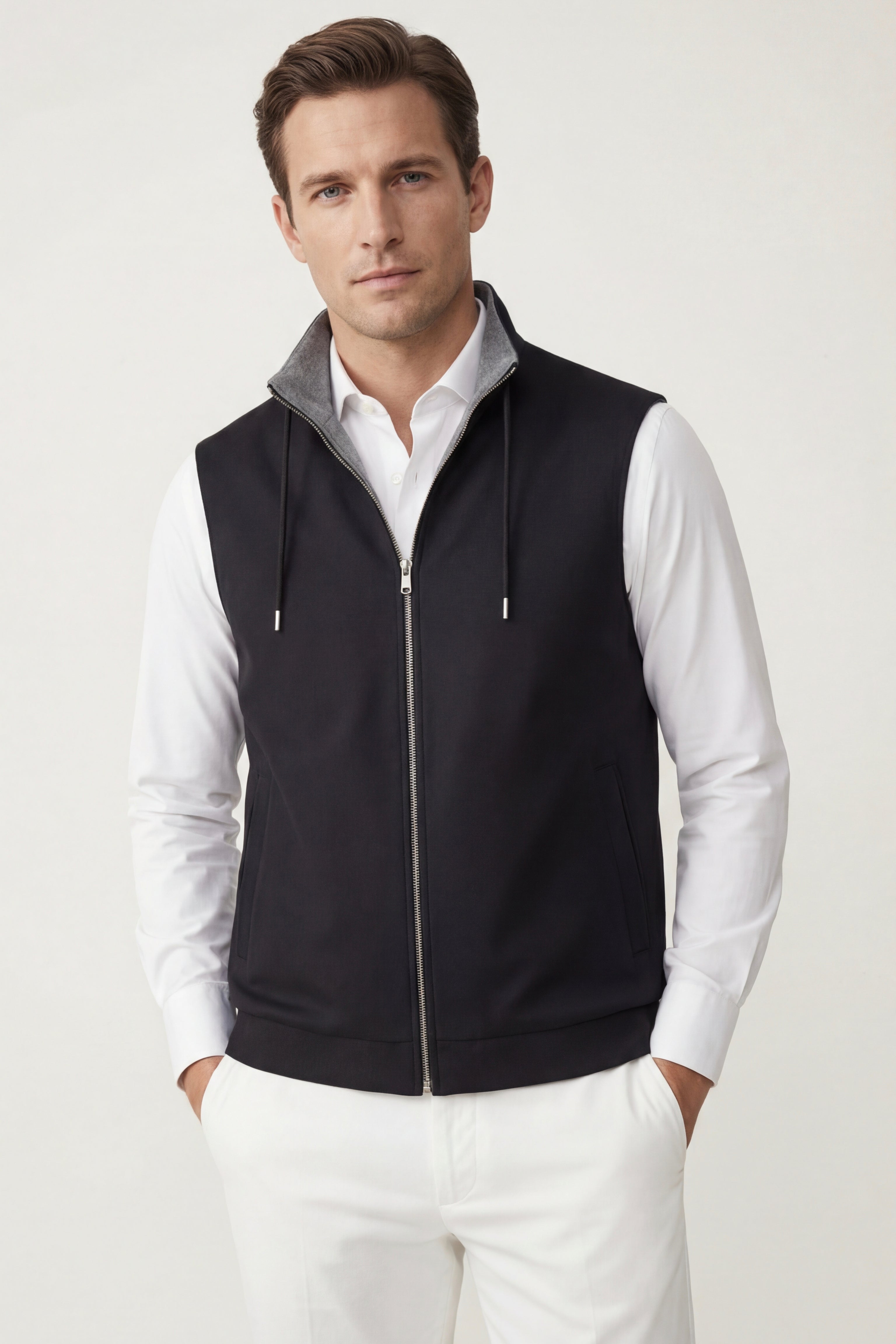 Leonis Reversible Vest Black