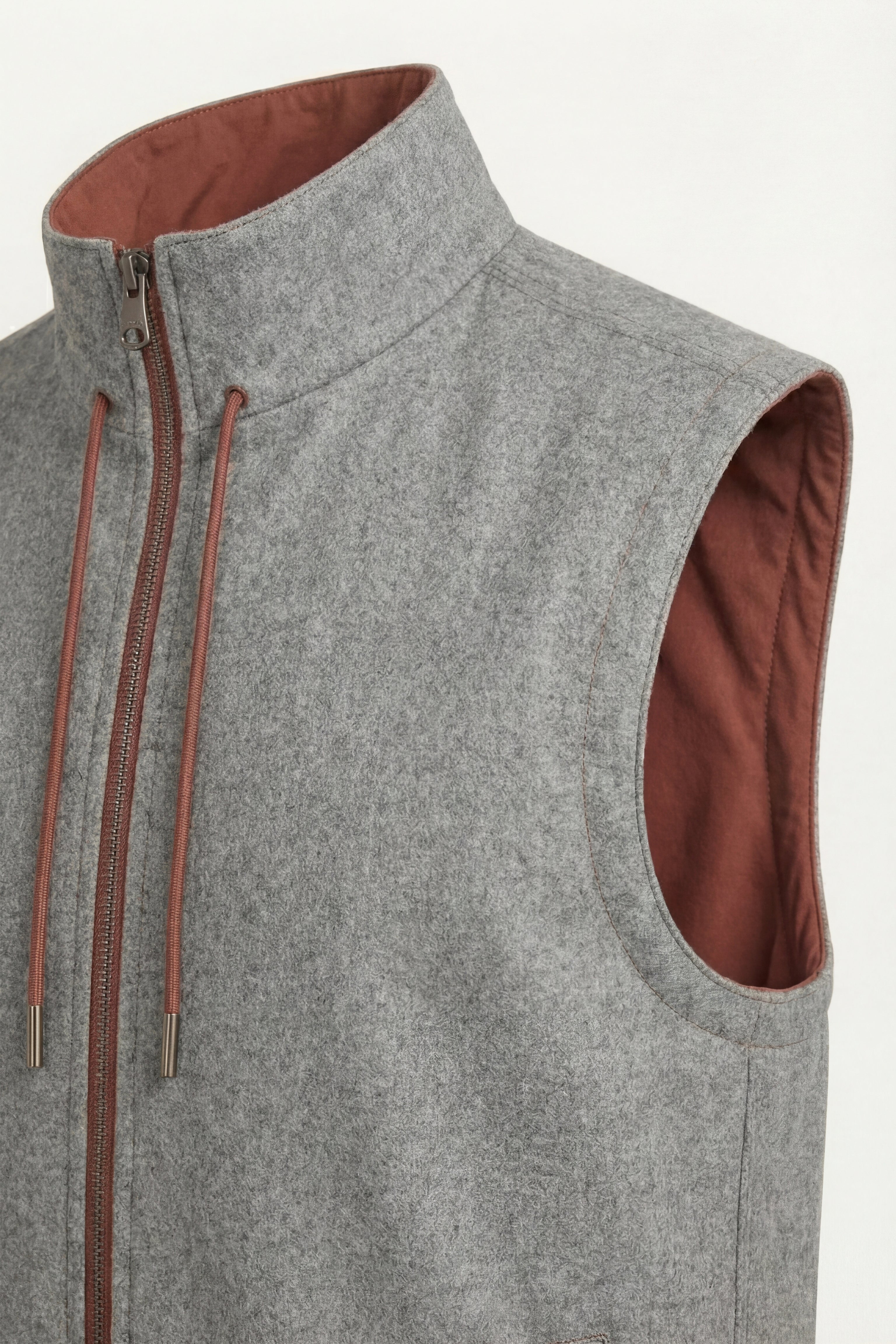 Leonis Reversible Vest Terracotta