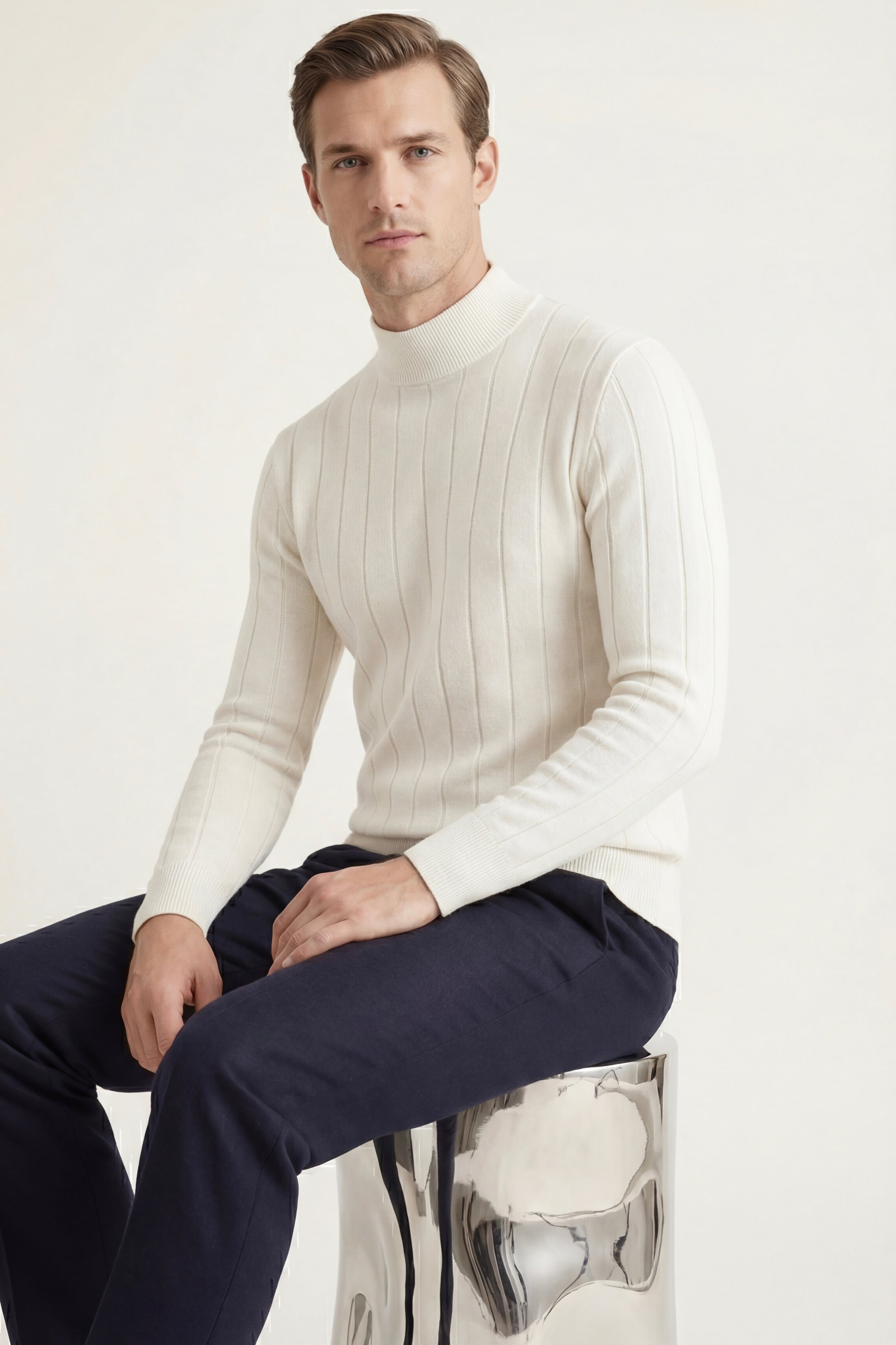 Arleno Turtleneck White