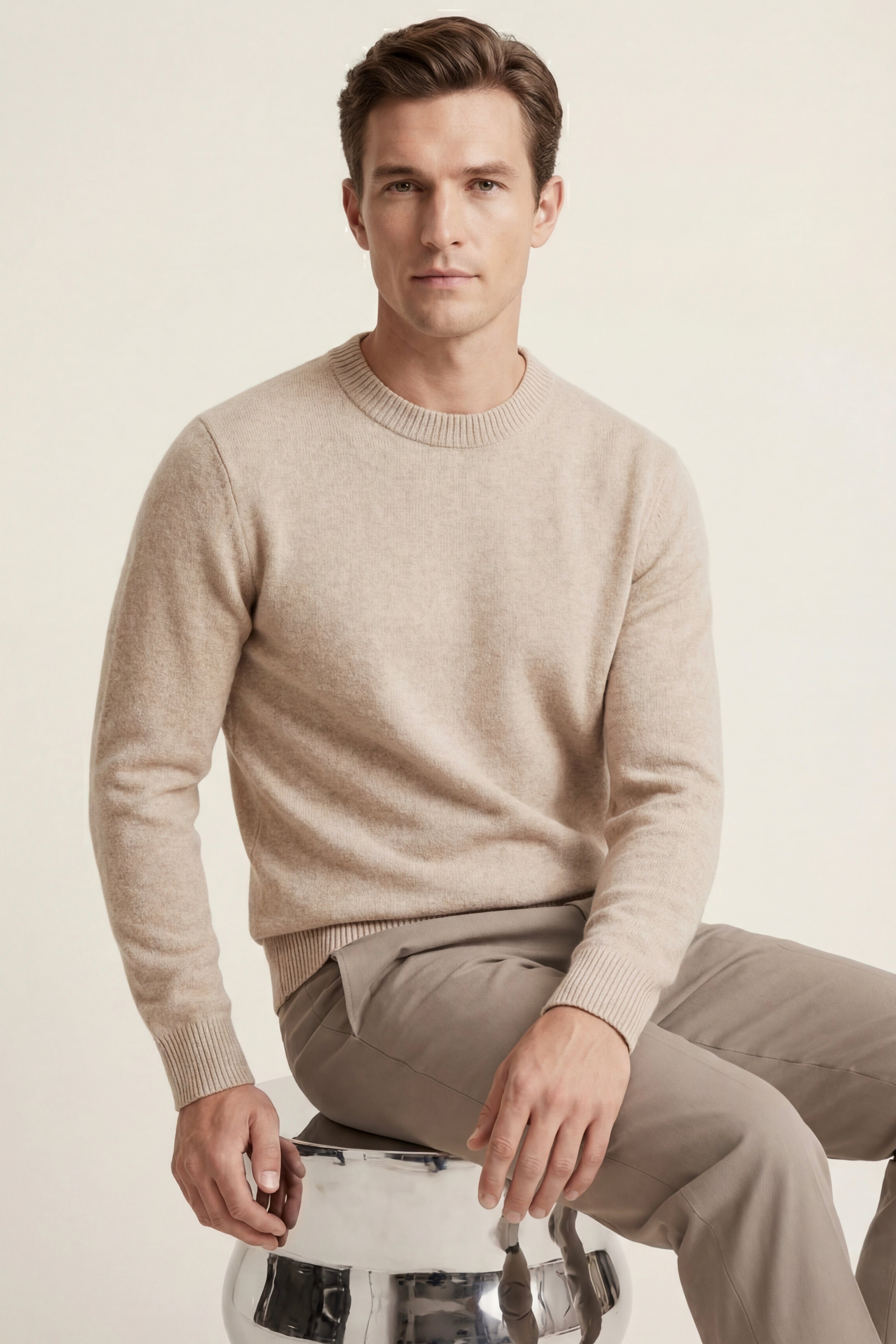 Taviani Cashmere Knit Beige