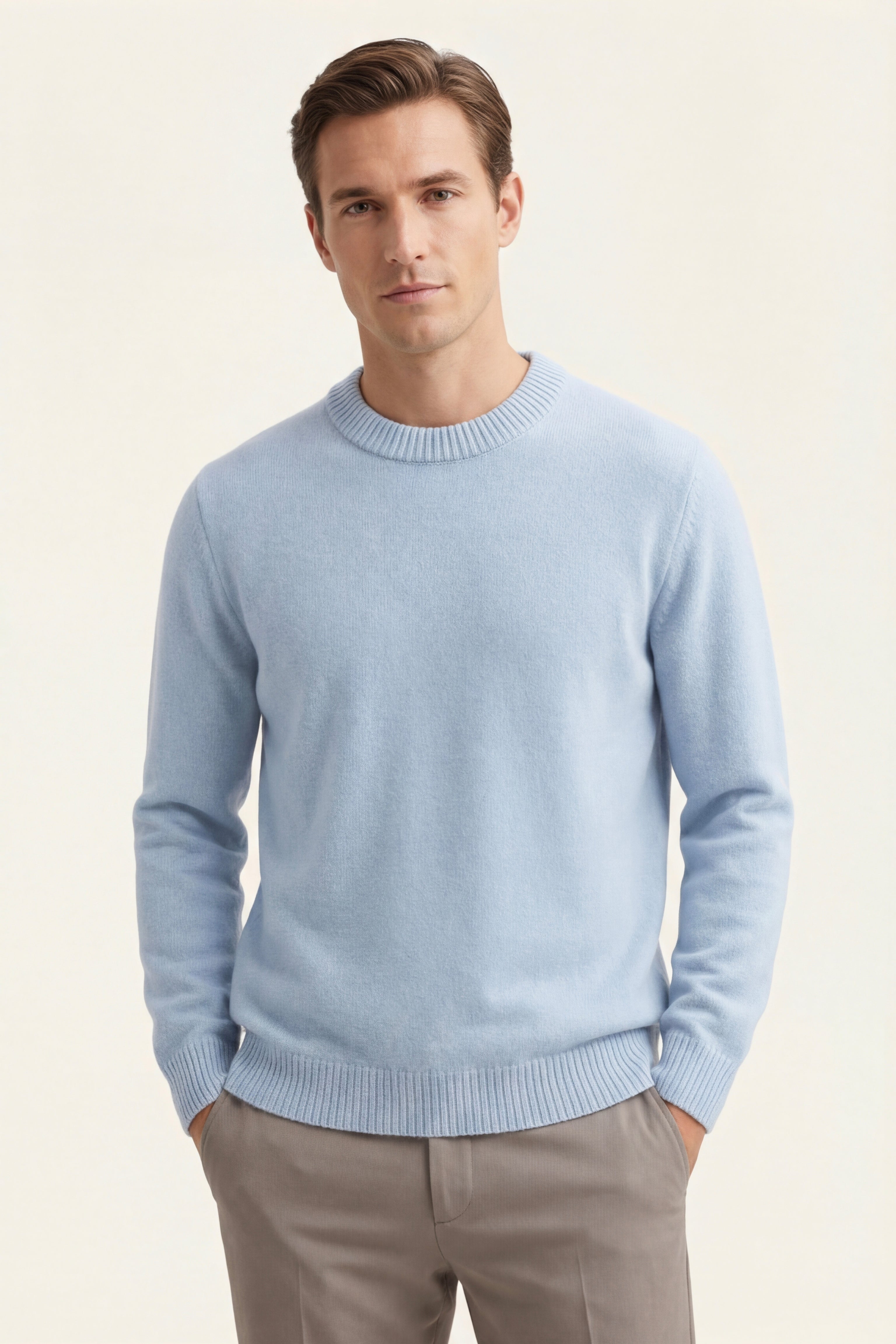 Taviani Cashmere Knit Light Blue