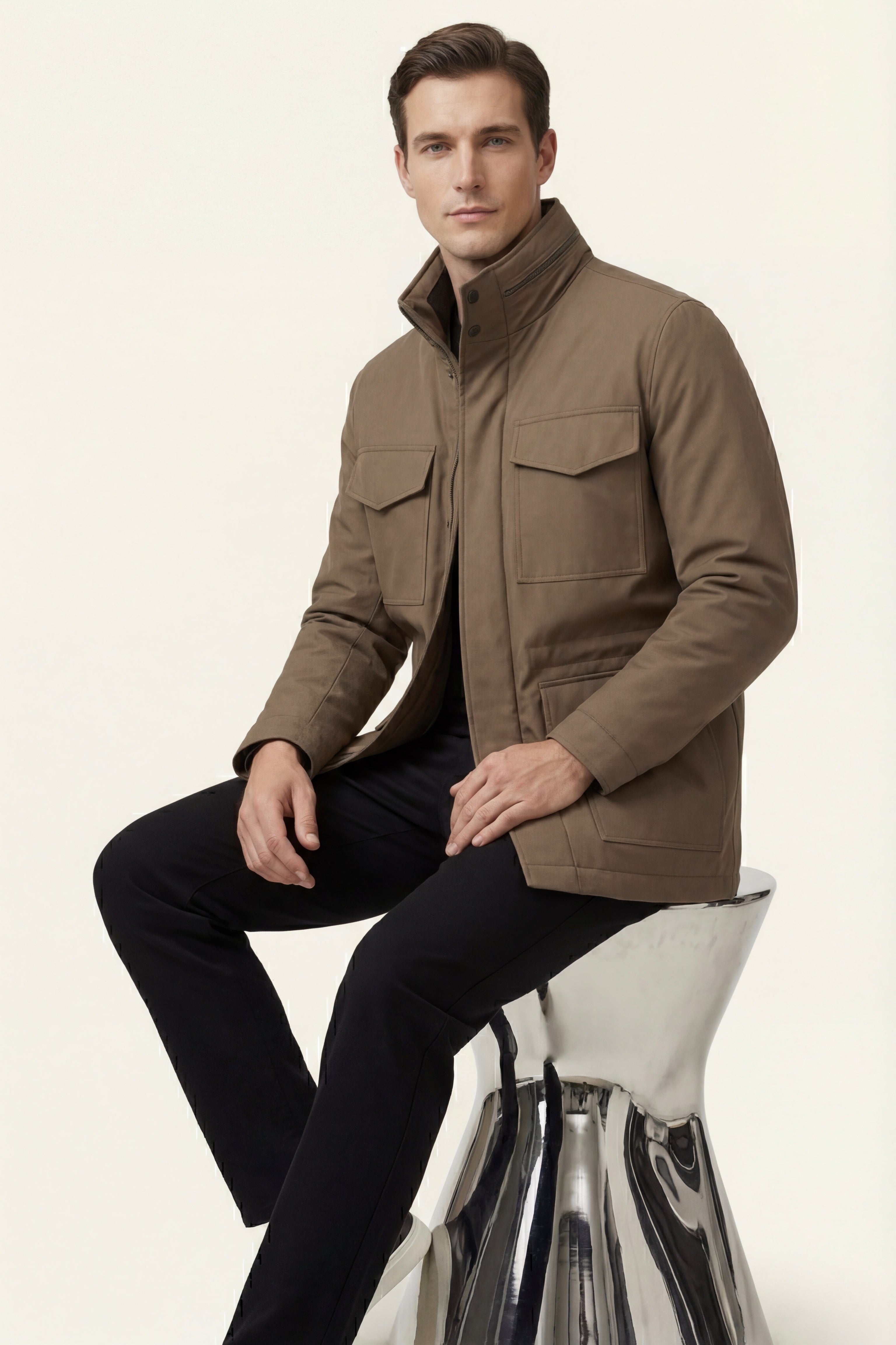 Arverno Expedition Coat Khaki