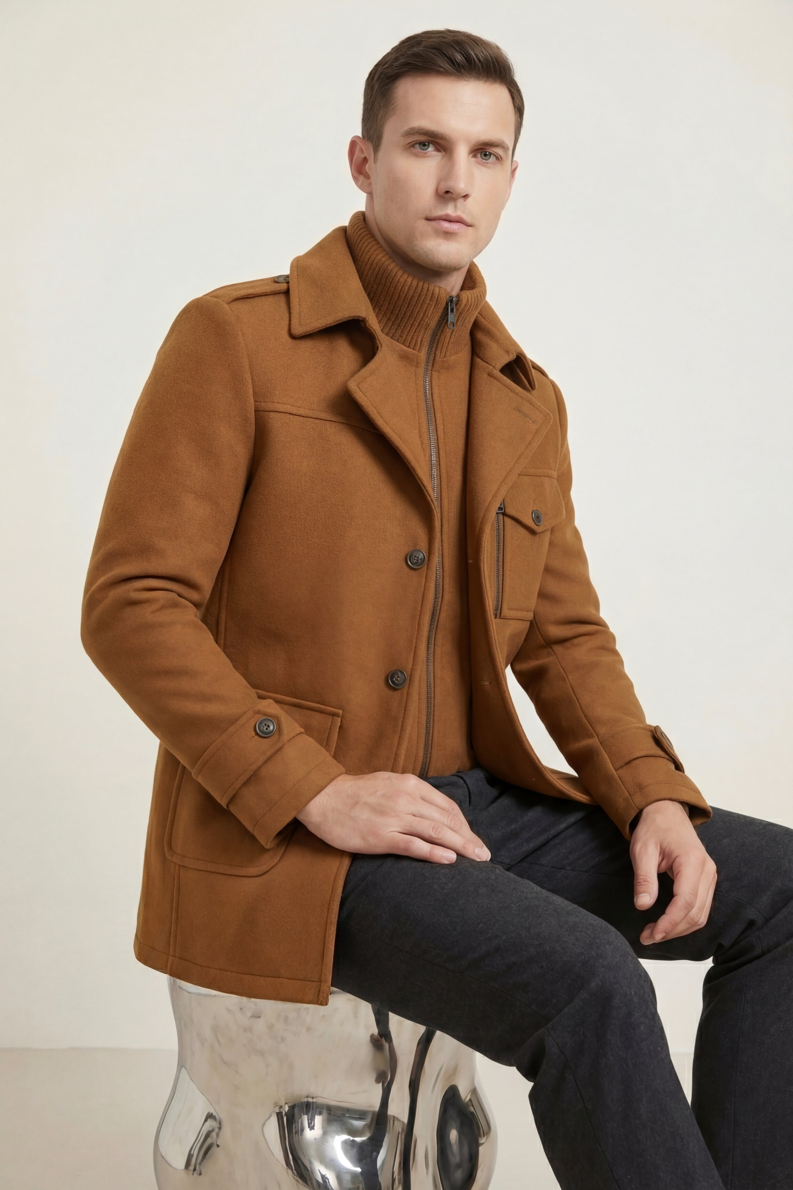 Melvin Field Coat Orange