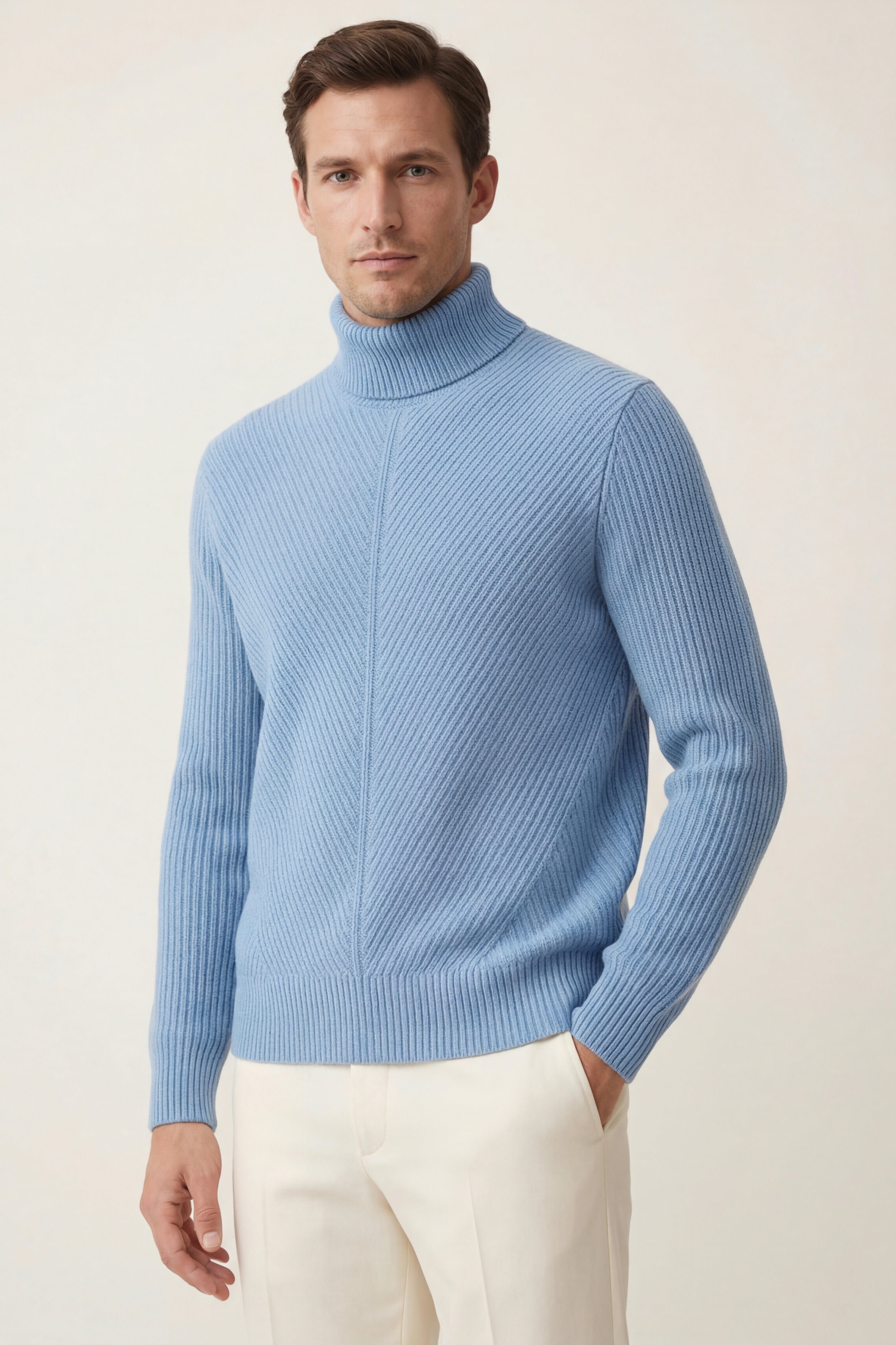 Montari Merino Wool Knit Blue