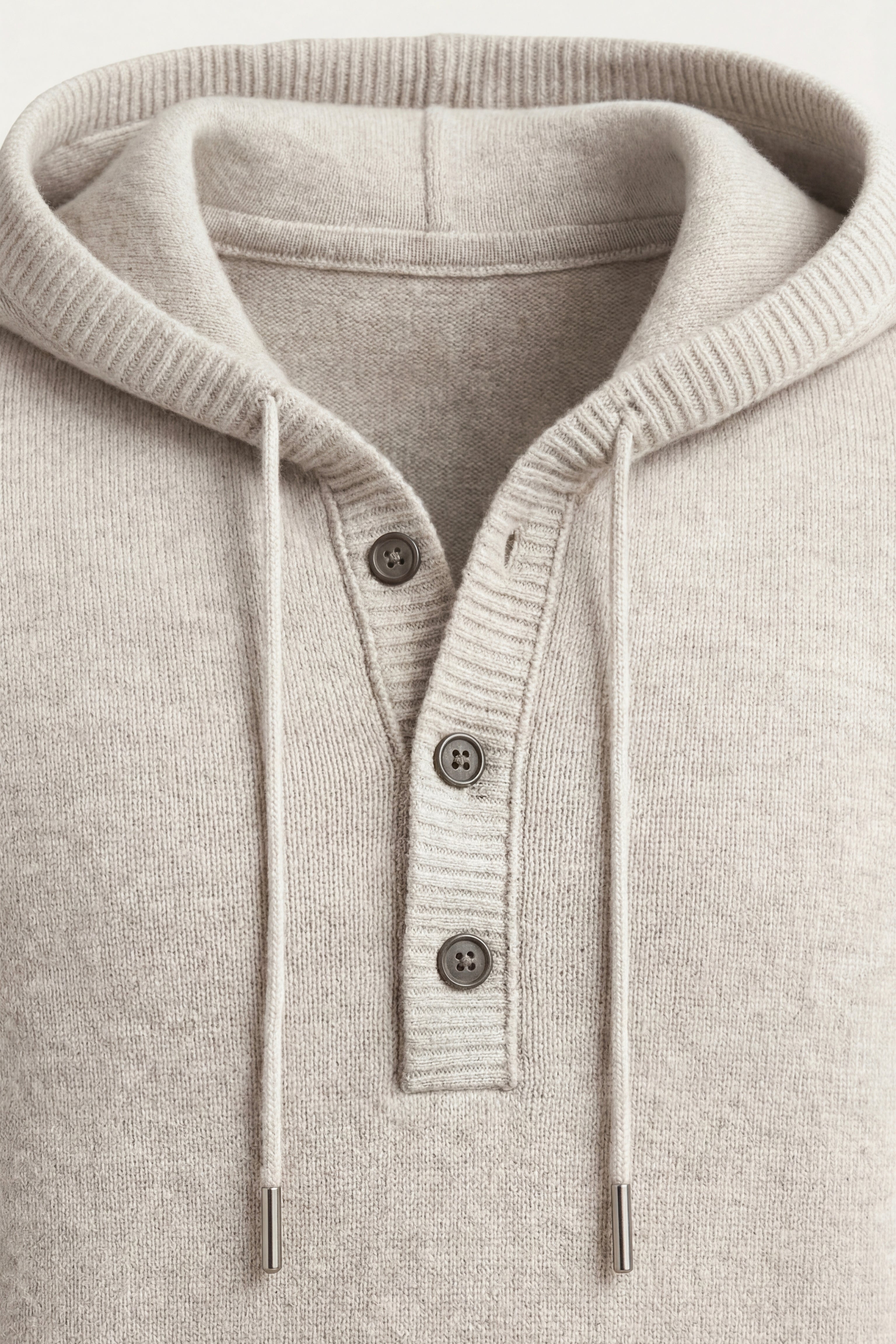 Taviano Hooded Knit Grey