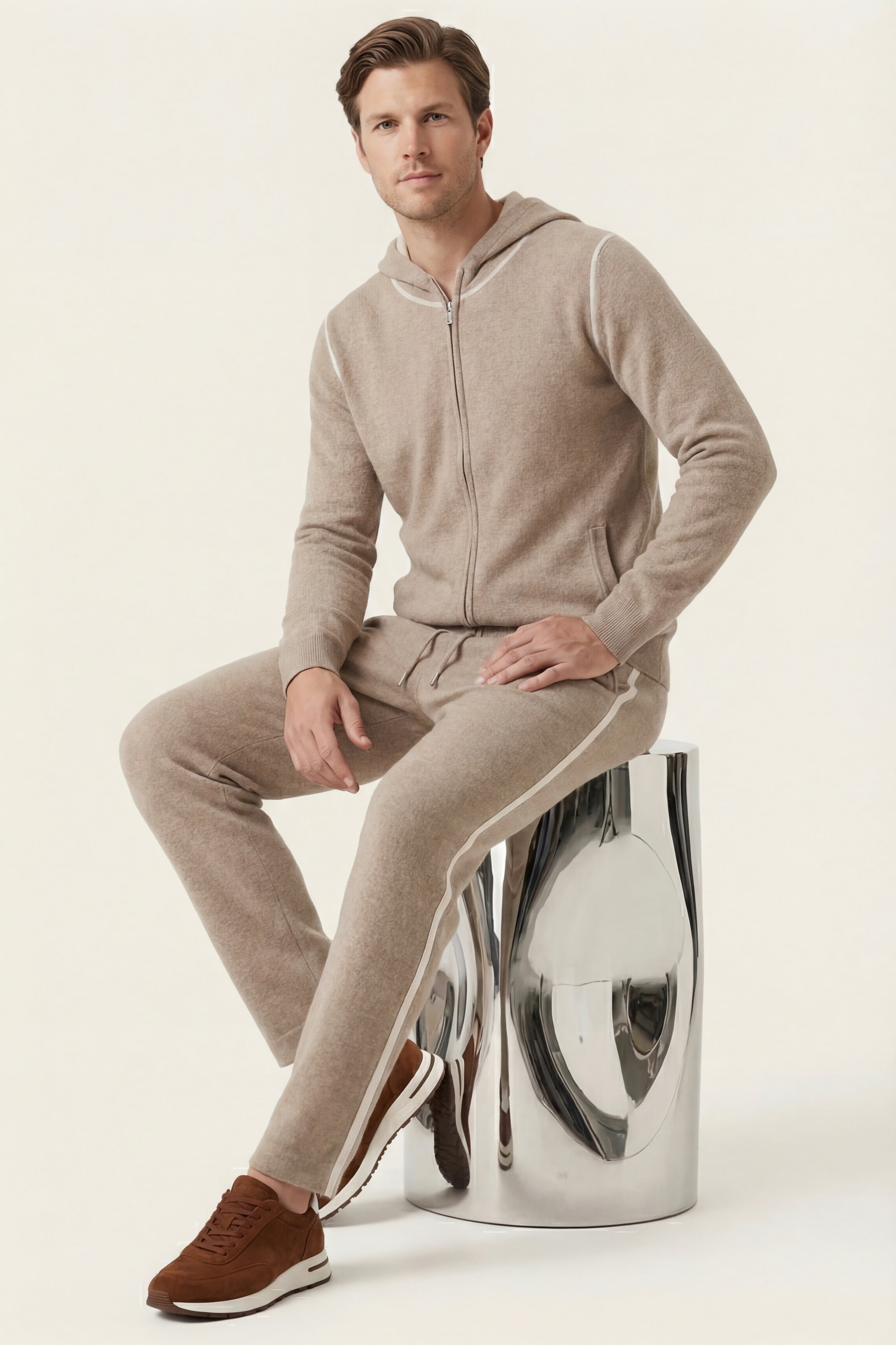 Leonis Cashmere Set Beige