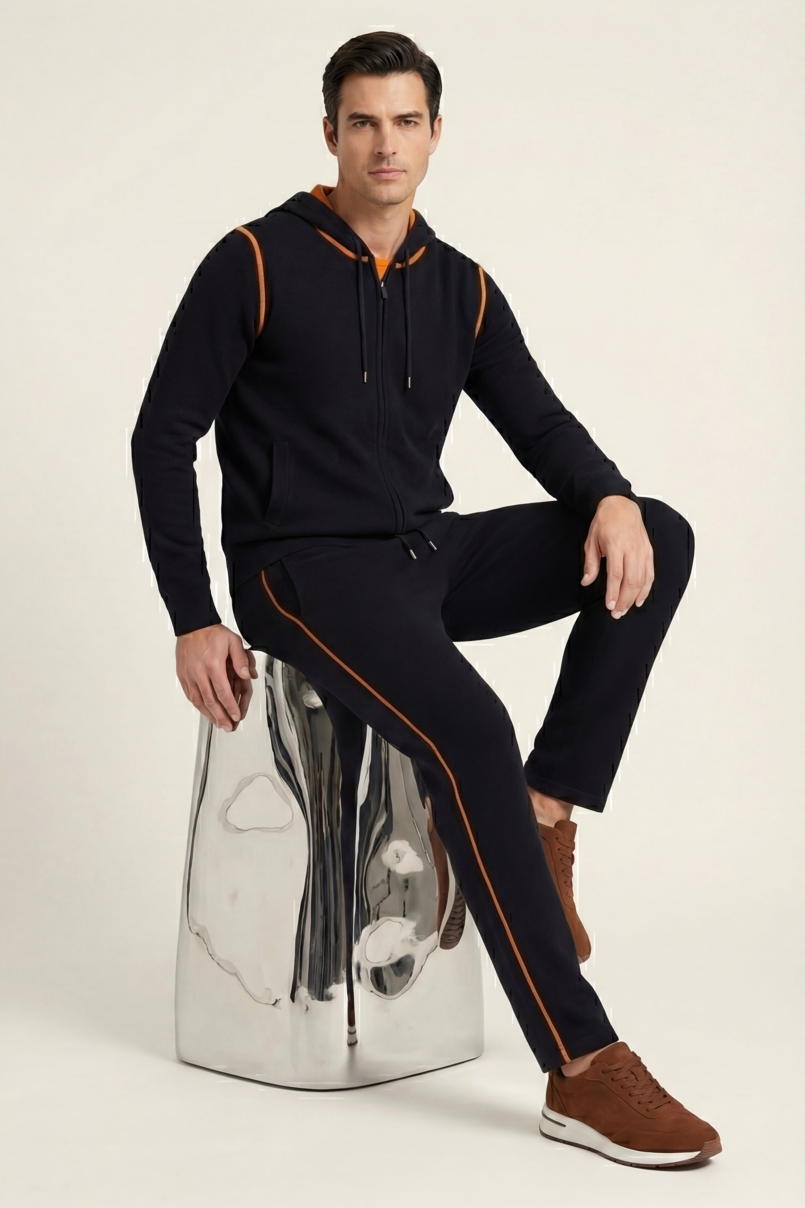 Leonis Cashmere Set Black