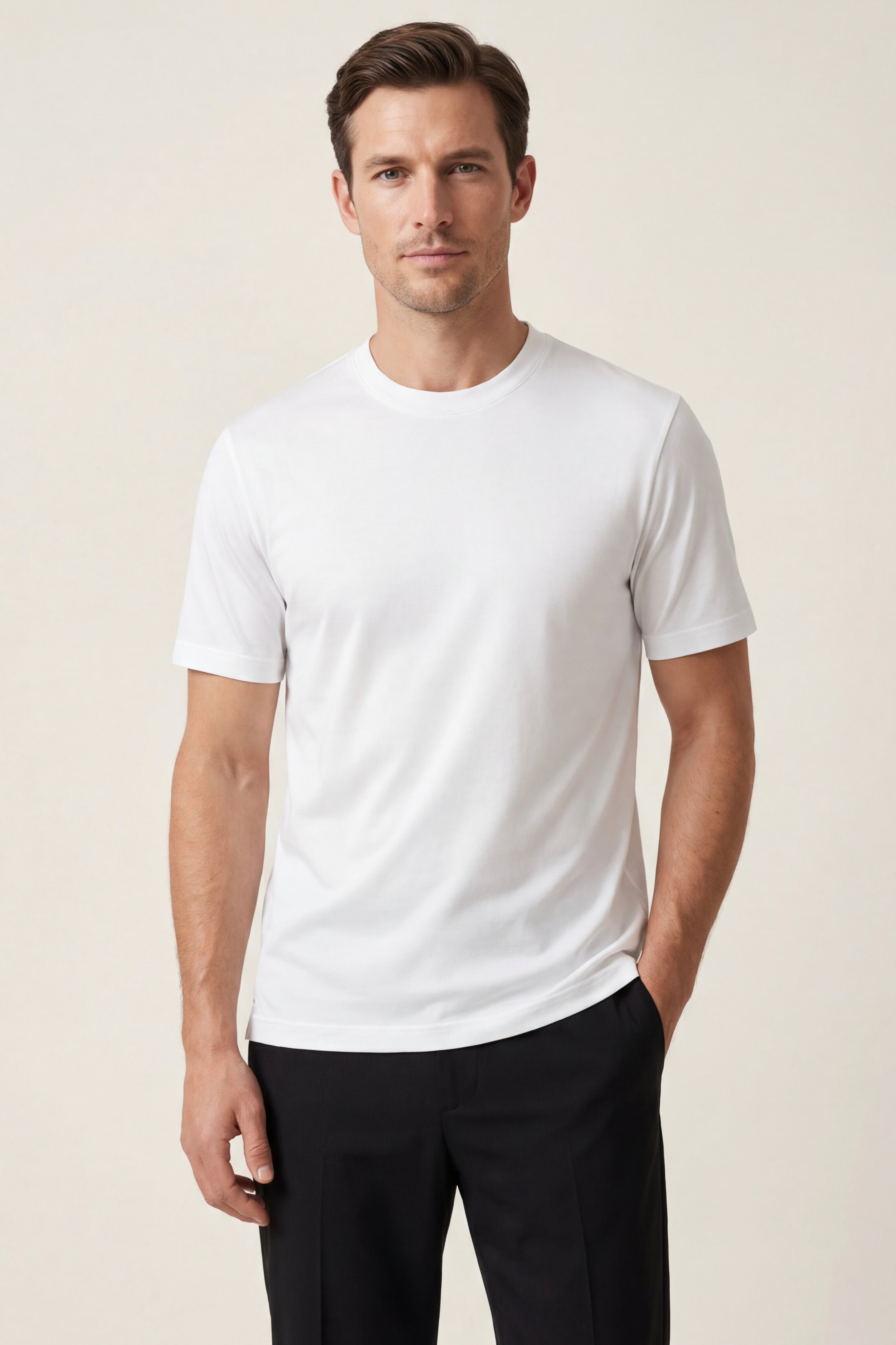 Ferrara Crew Neck T-Shirt White