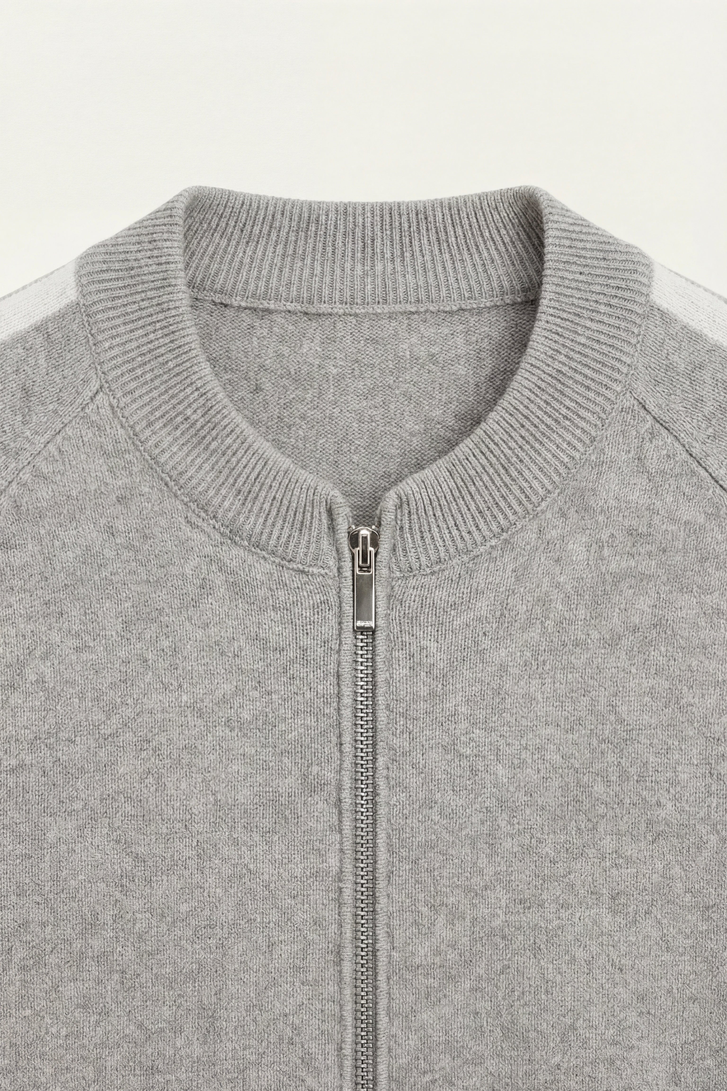 Lorenti Cashmere Zip Knit Grey