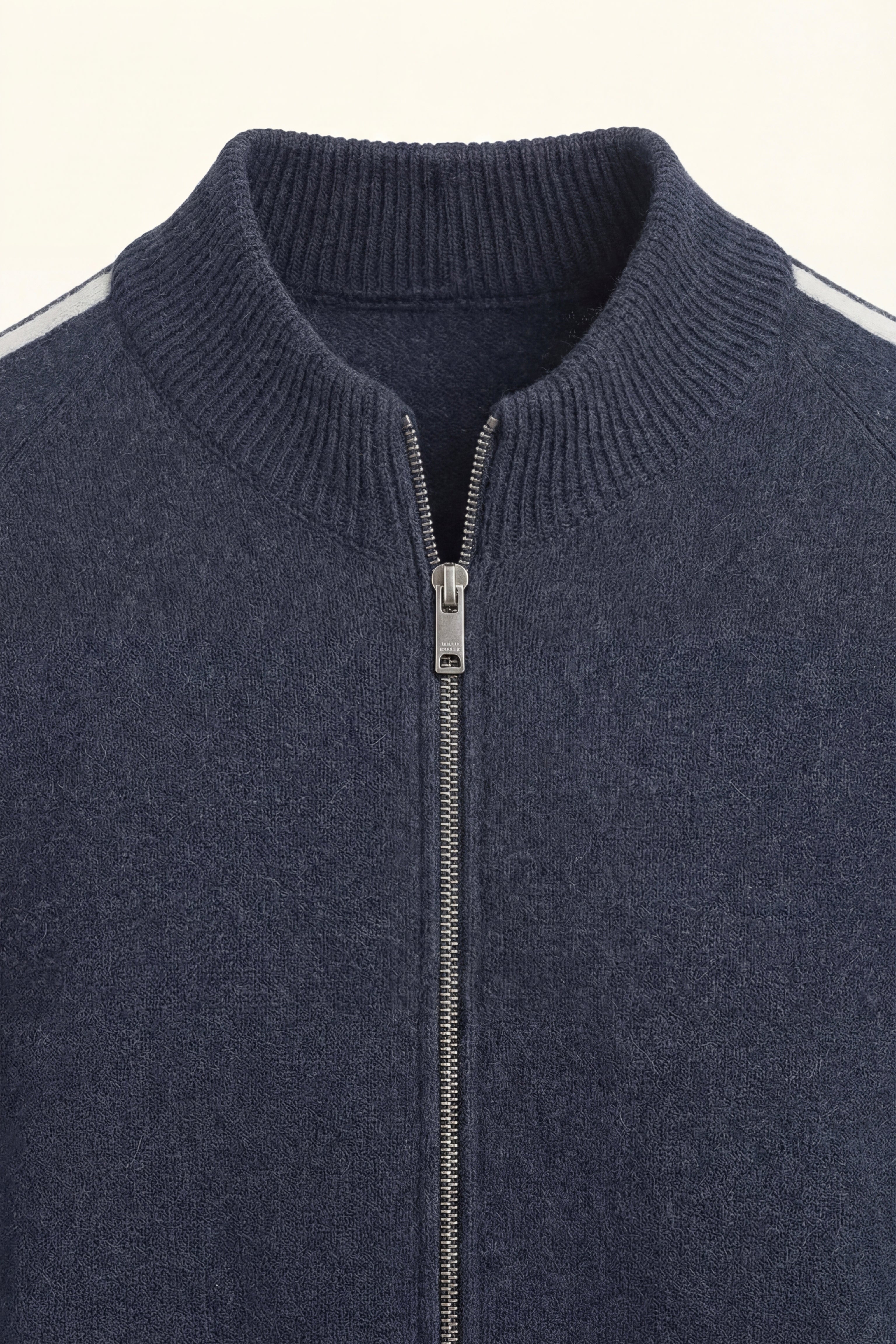 Lorenti Cashmere Zip Knit Navy