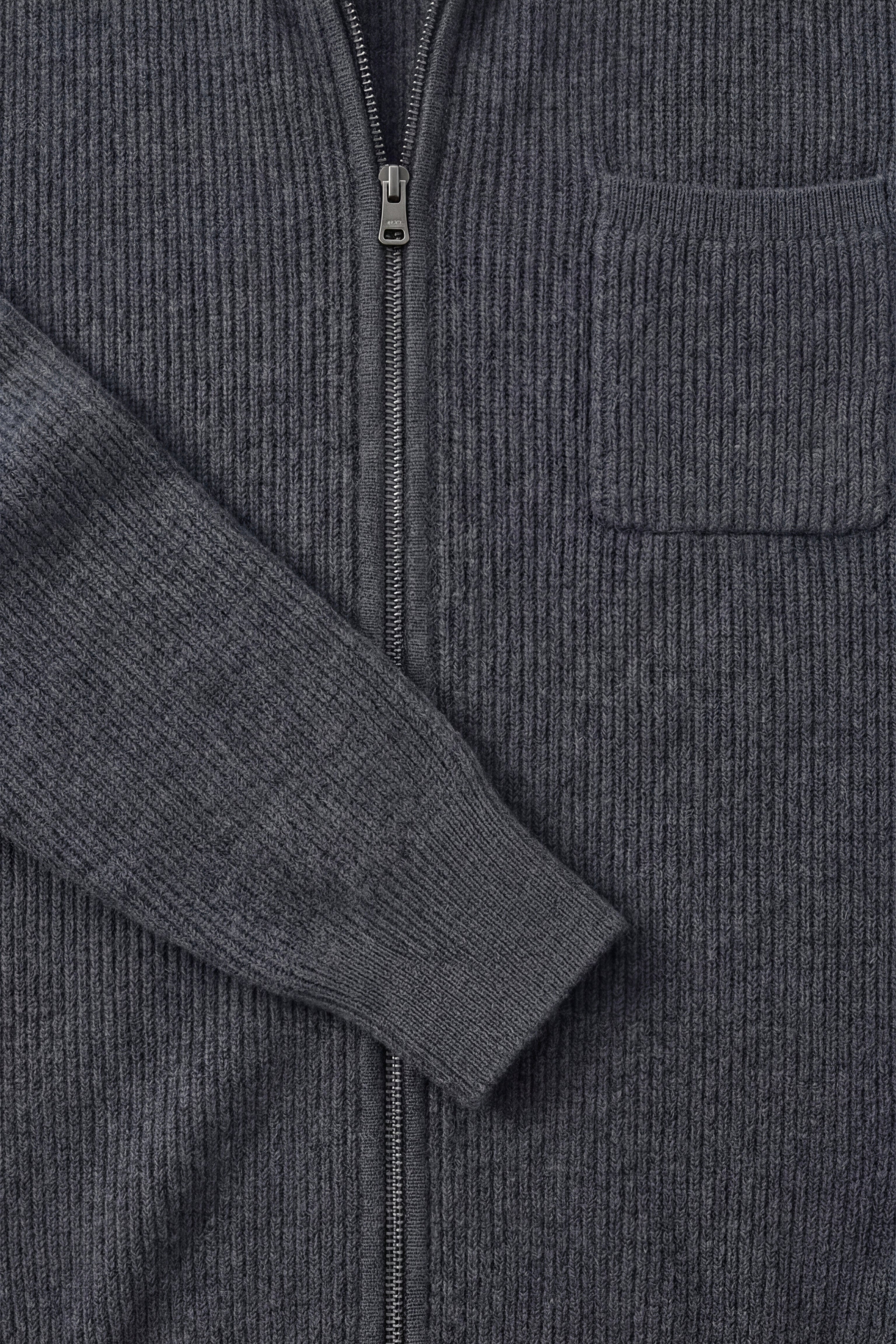 Elviro Cashmere Hooded Zip Set Blue