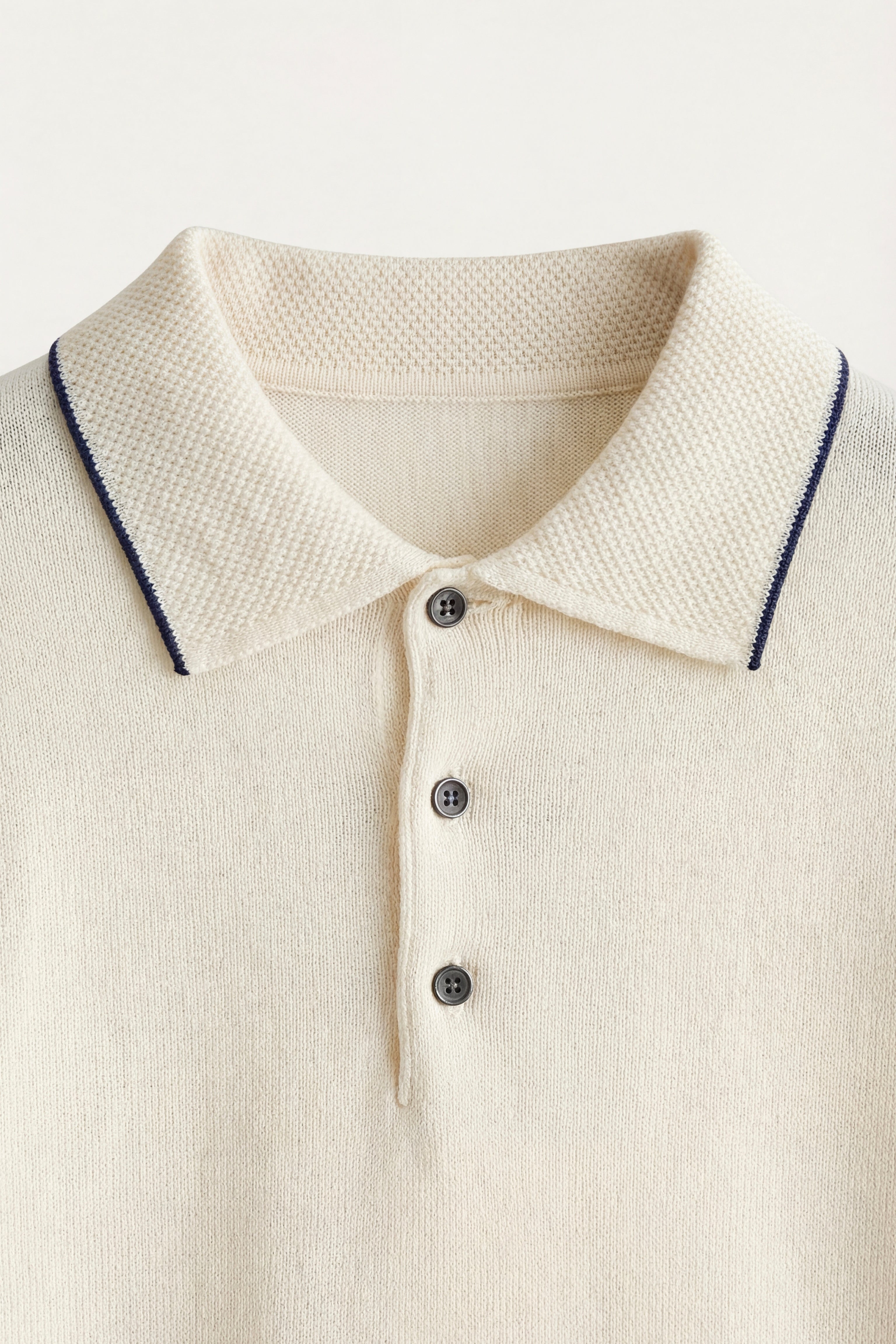 Morino Merino Knit Polo White
