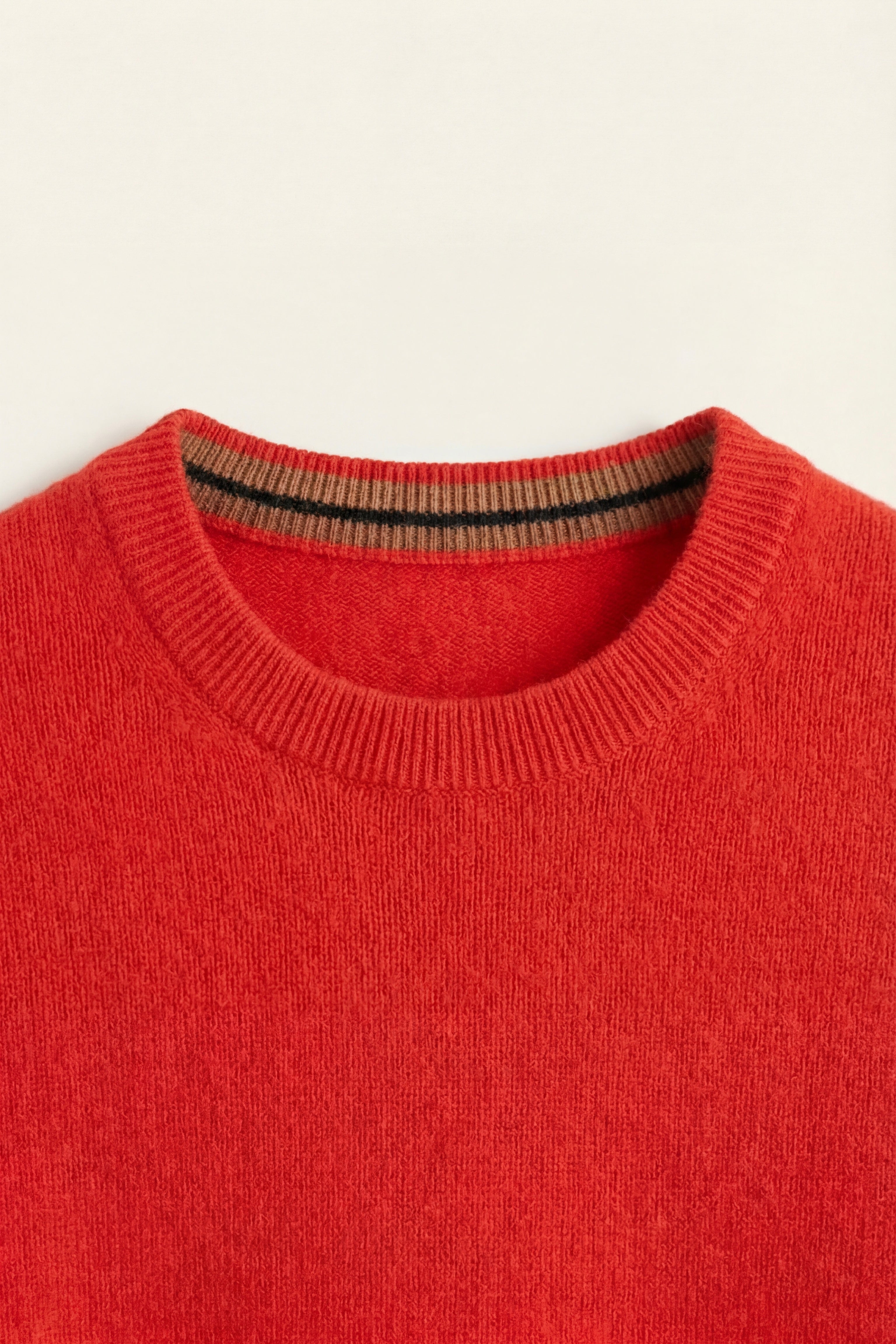 Valeno Cashmere Crewneck Sweater Red