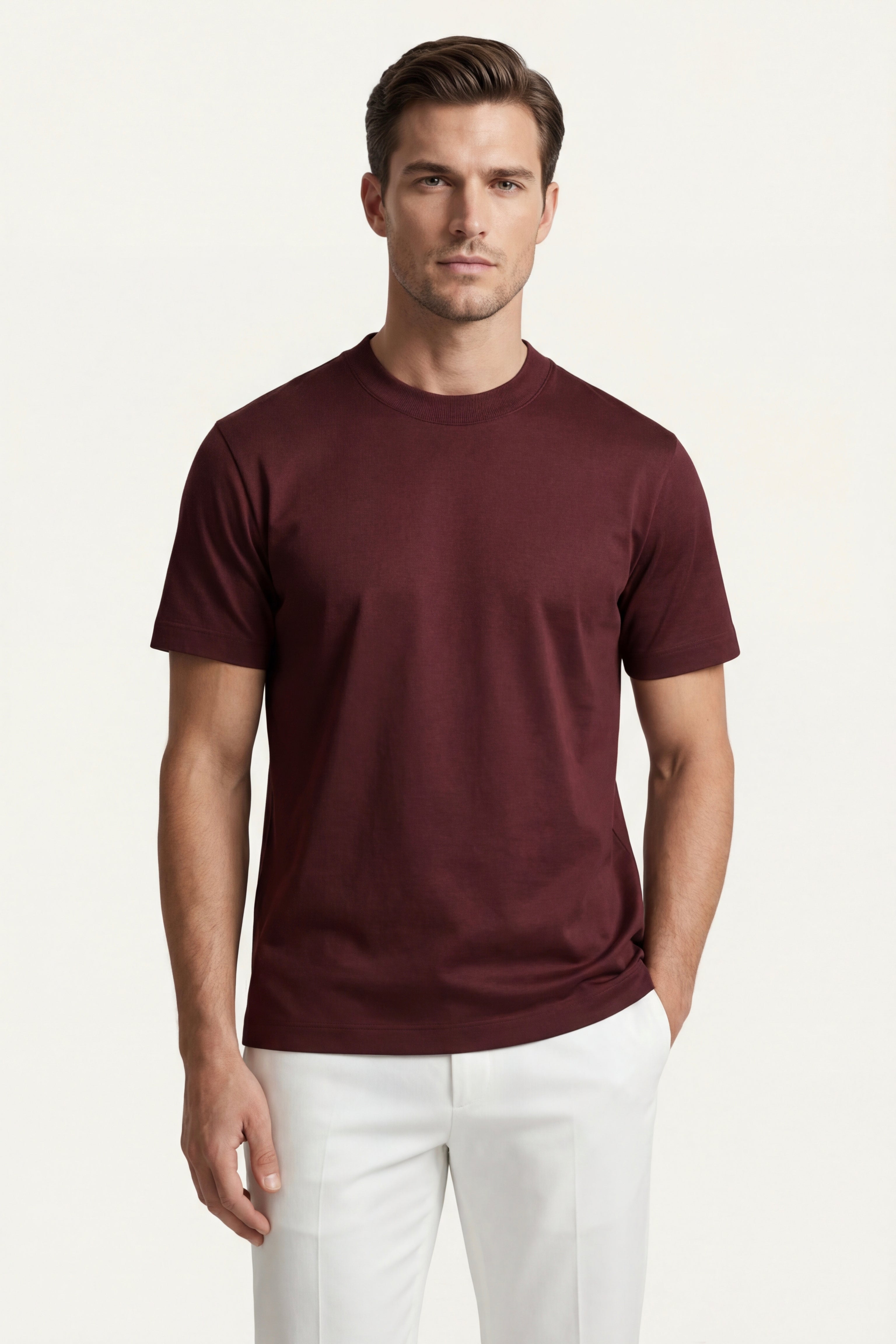 Eterna Tee Burgundy