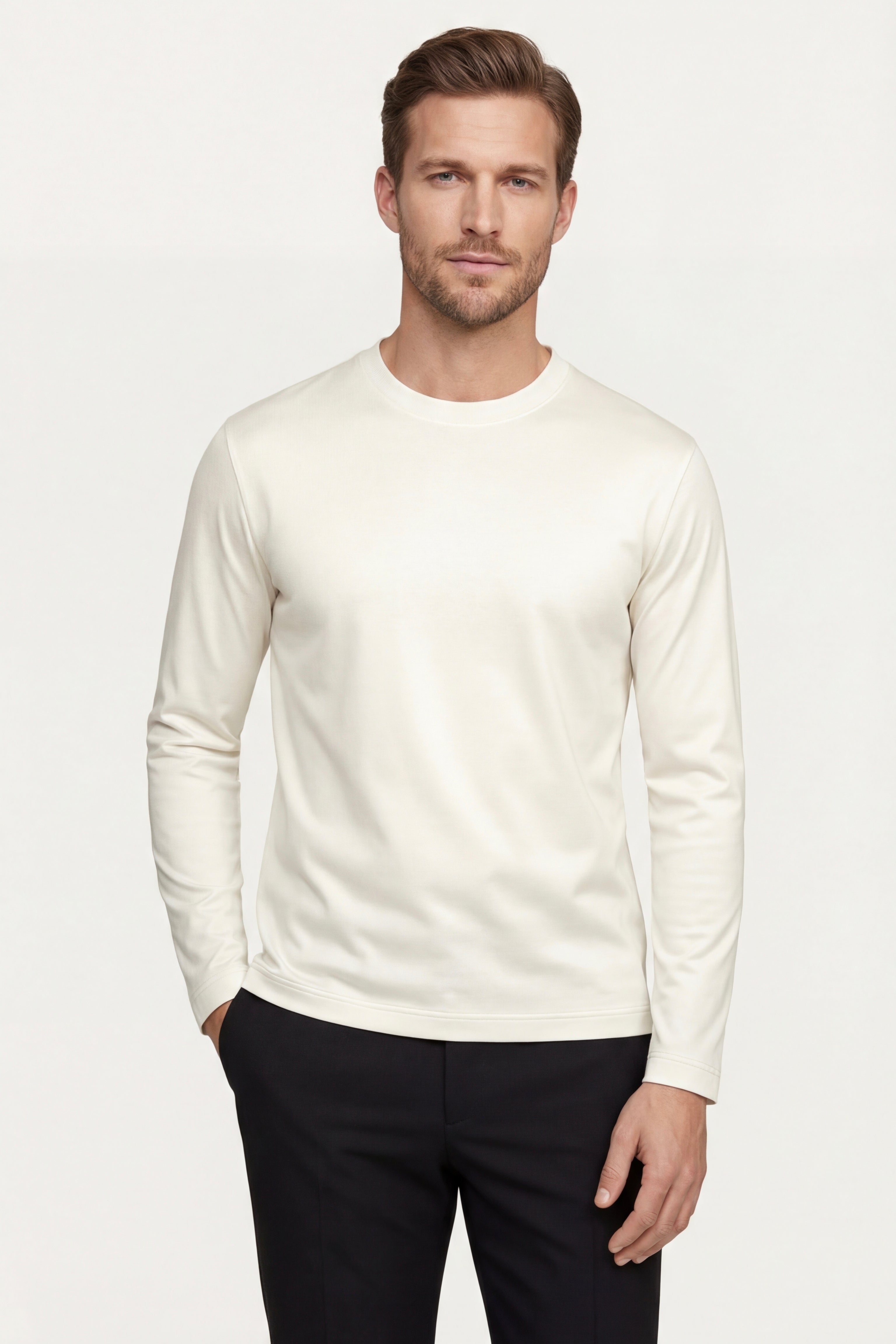 Eterna Longsleeve White