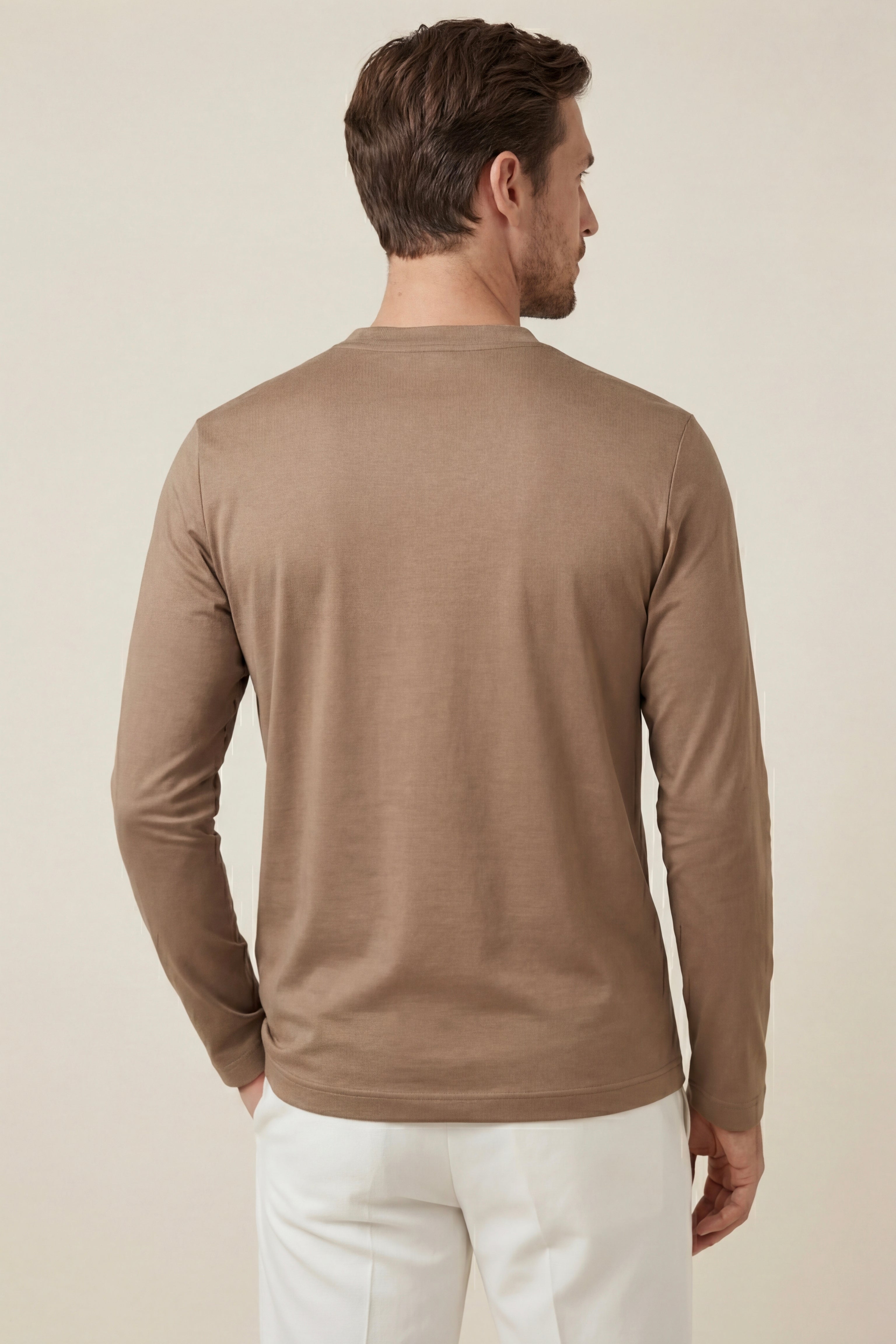 Eterna Longsleeve Taupe