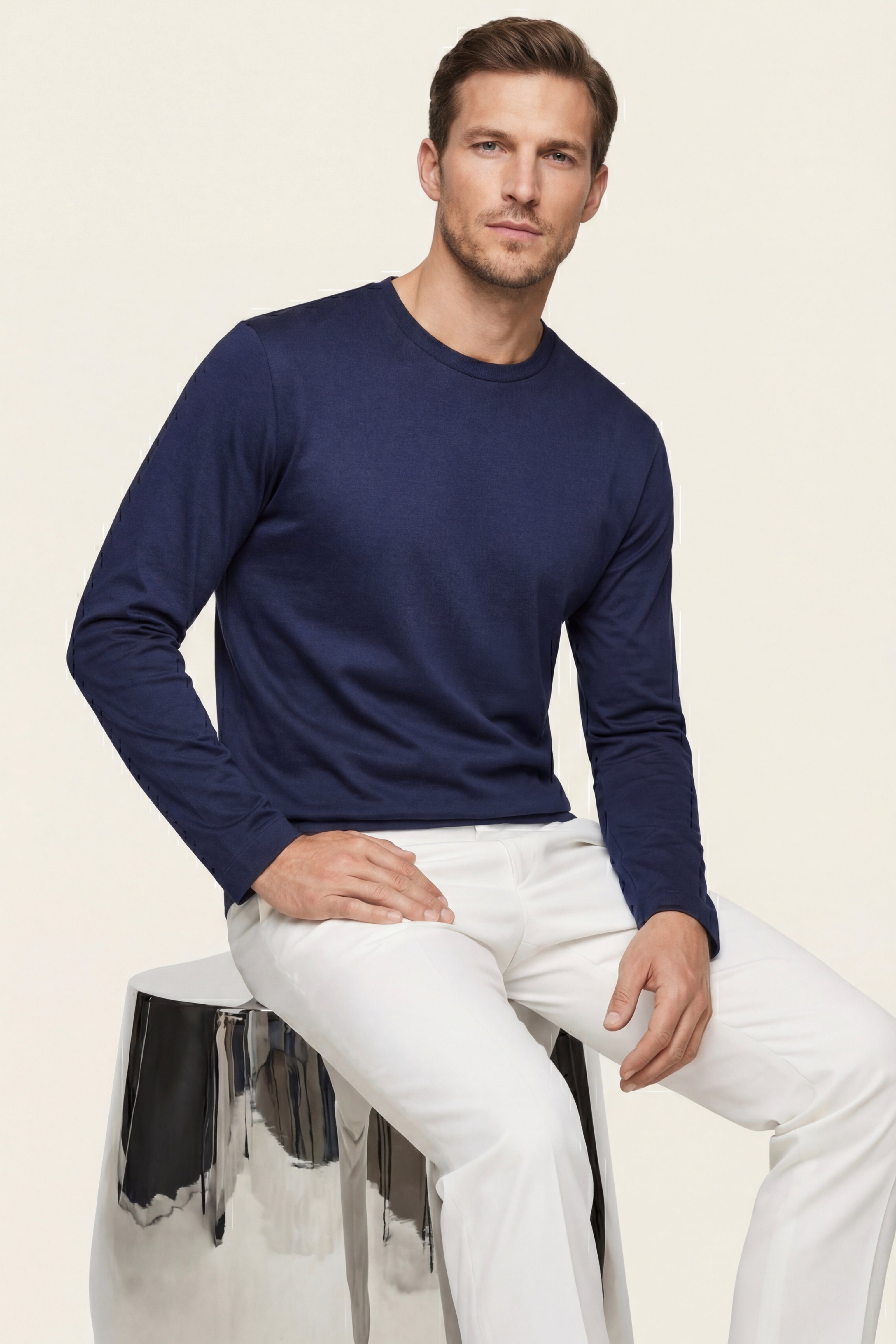 Eterna Longsleeve Navy