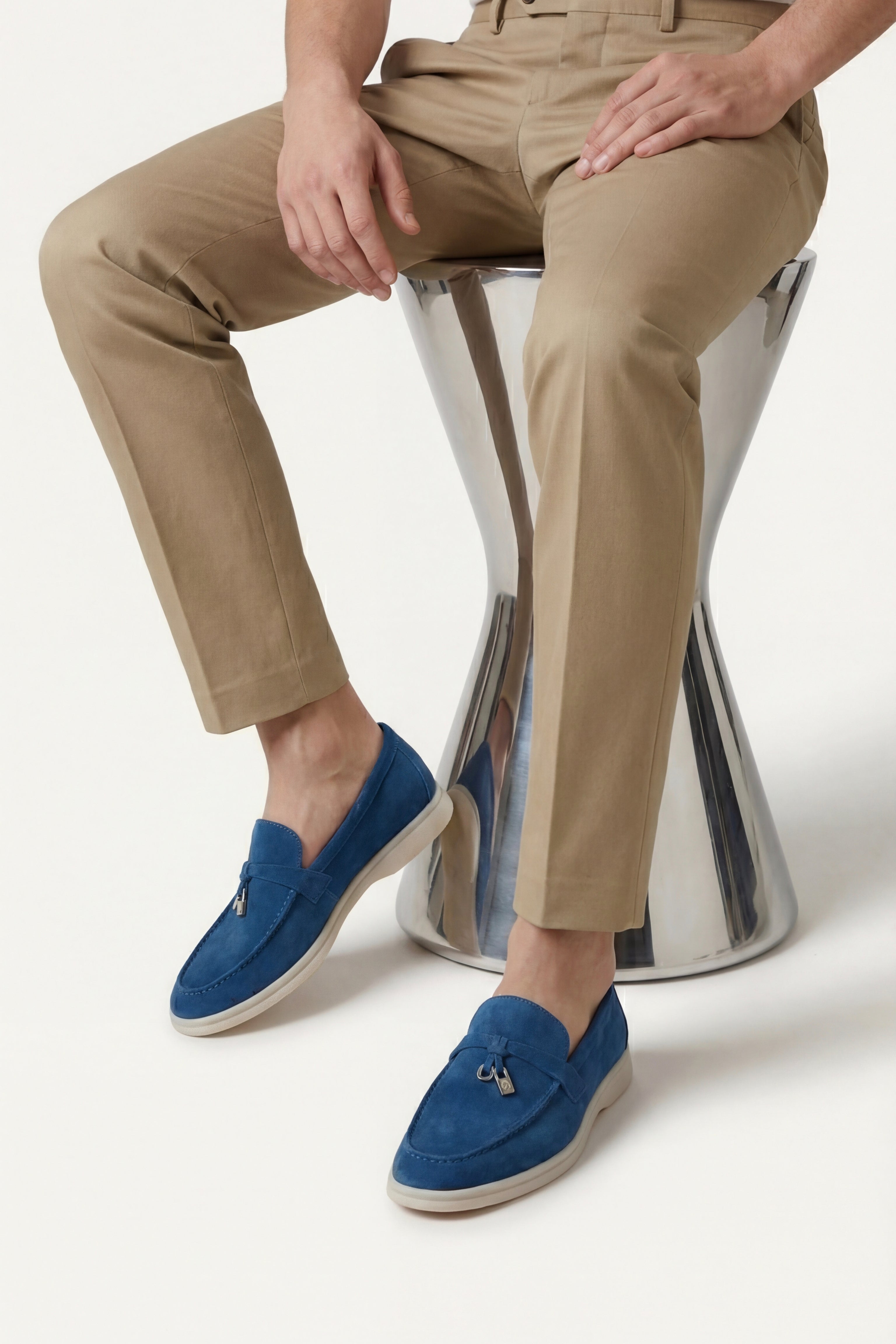 Leonis Buckle Loafer Royal Blue