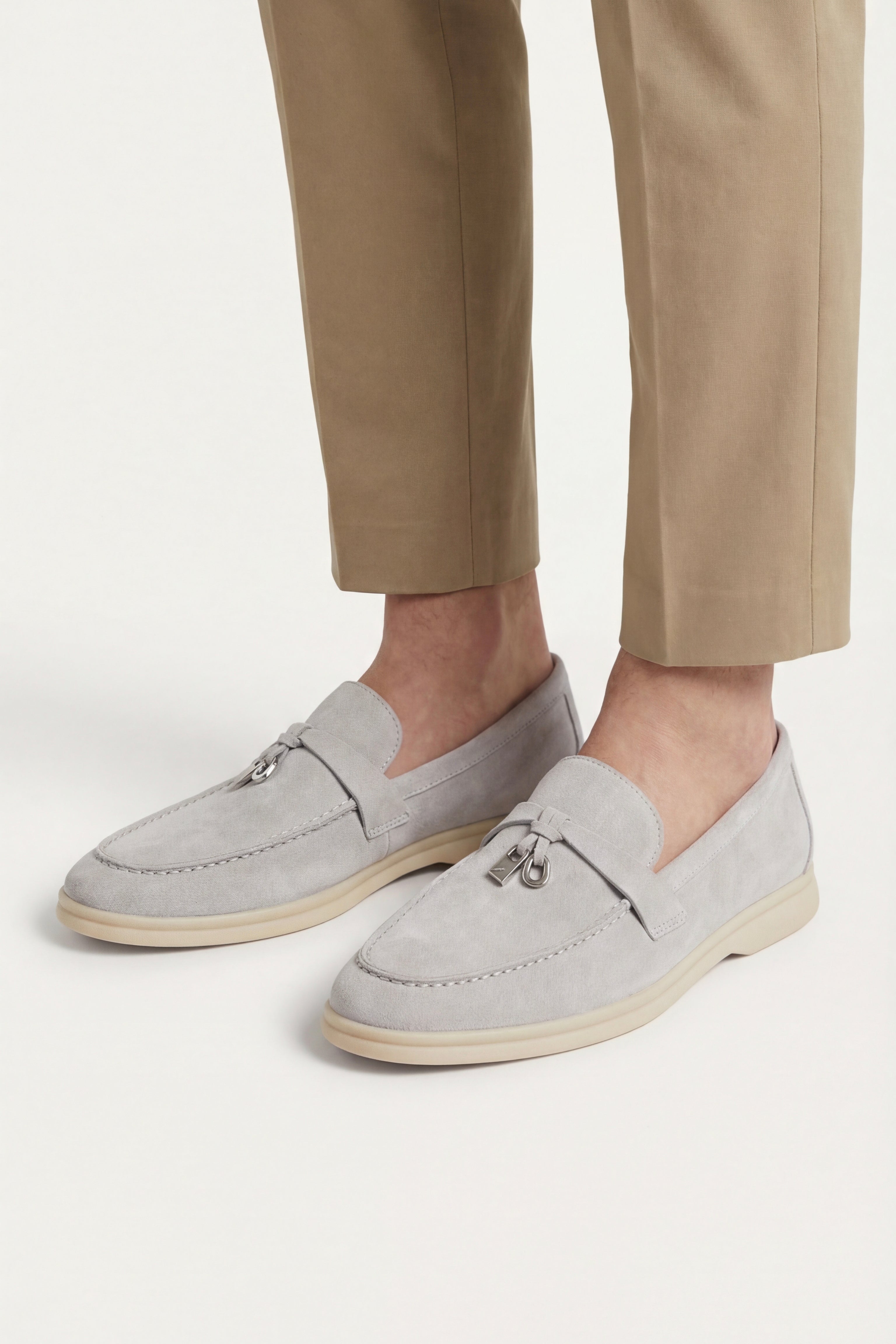 Leonis Buckle Loafer Ice Grey