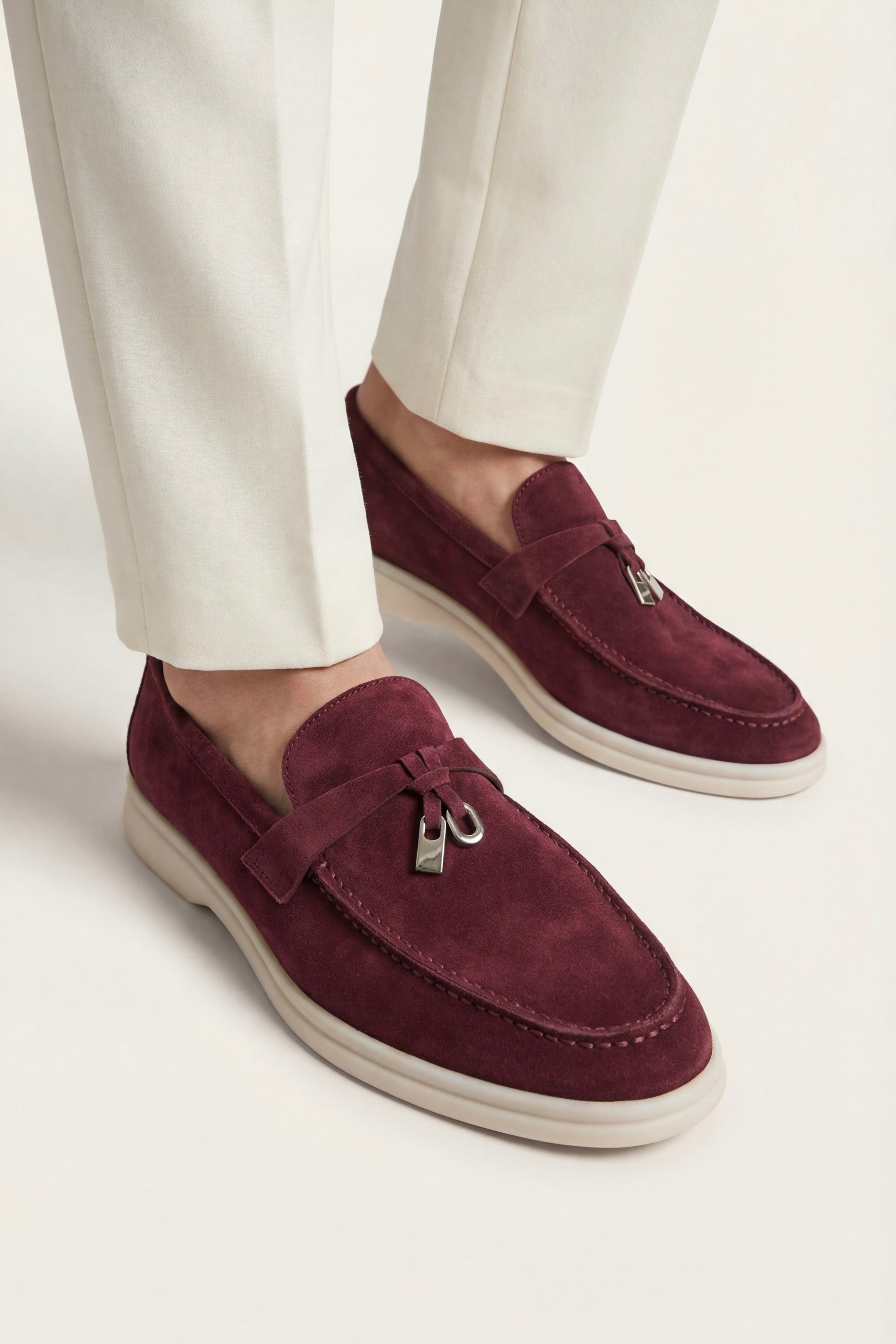 Leonis Buckle Loafer Burgundy Wine