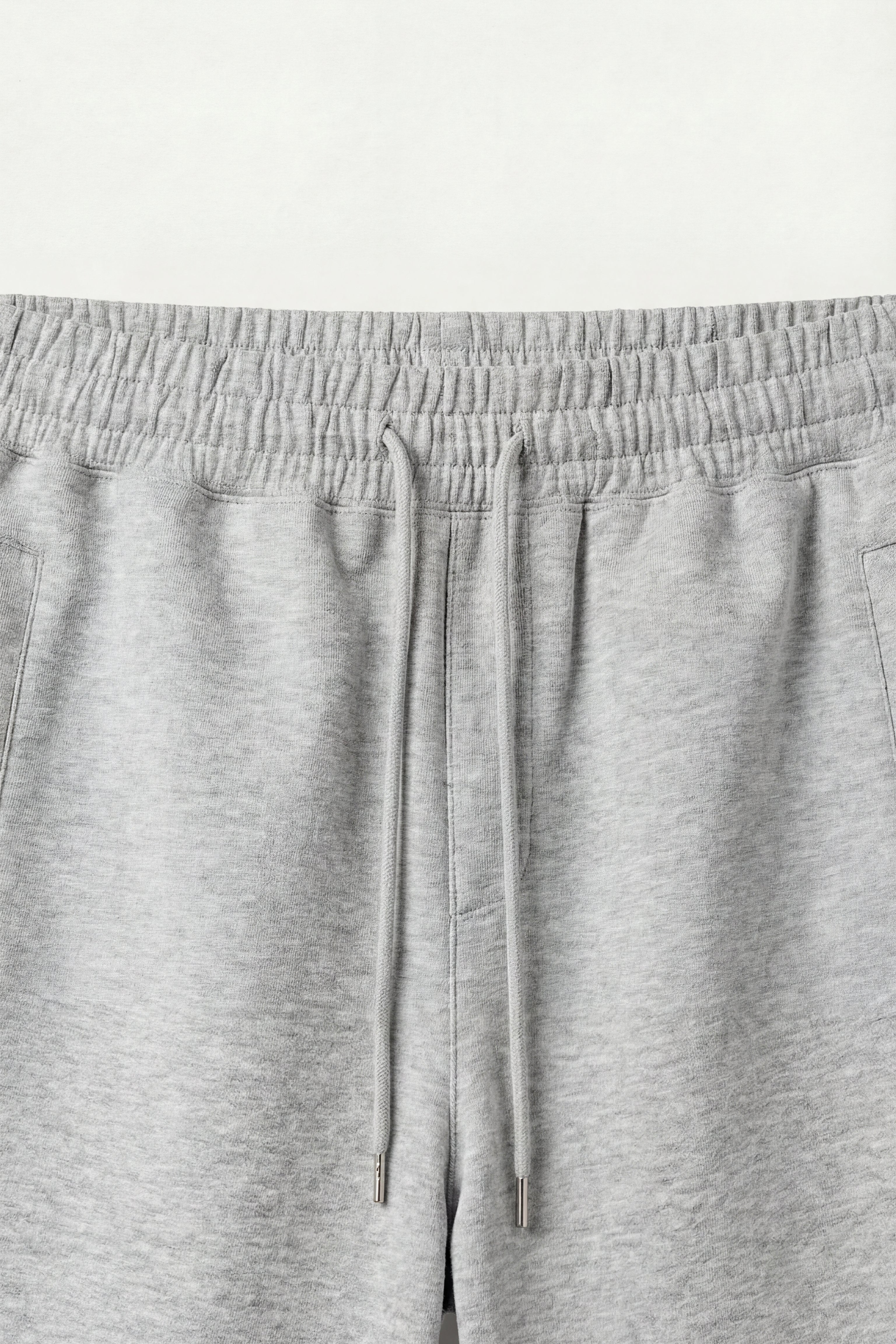 Salerno Drawstring Shorts Light Grey