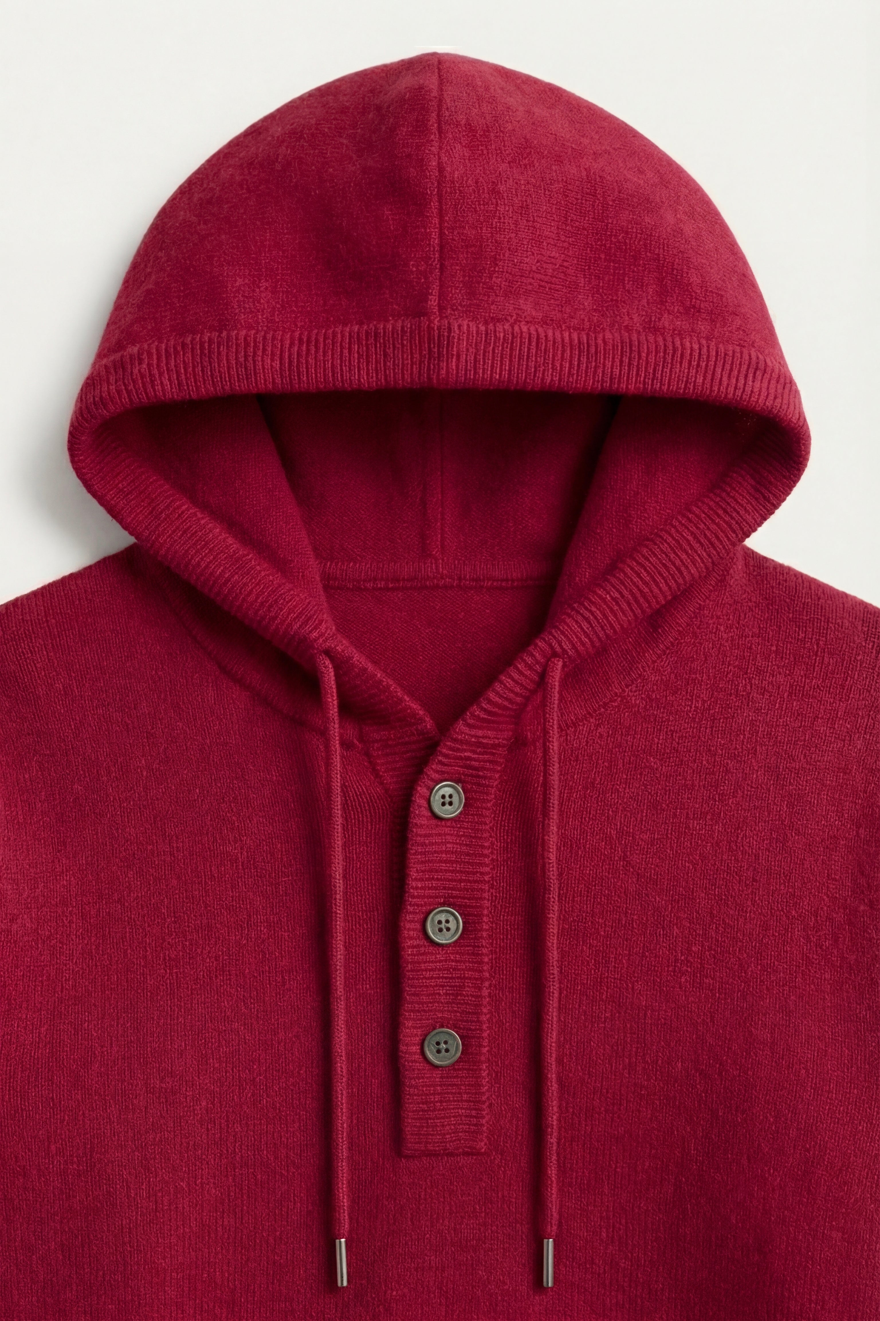 Taviano Hooded Knit Red