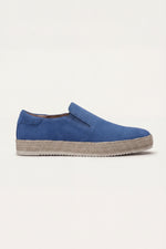 Valeno Suede City Loafers Blue
