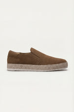 Valeno Suede City Loafers Brown