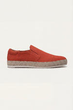 Valeno Suede City Loafers Orange