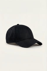 Silano Linen Cap Black