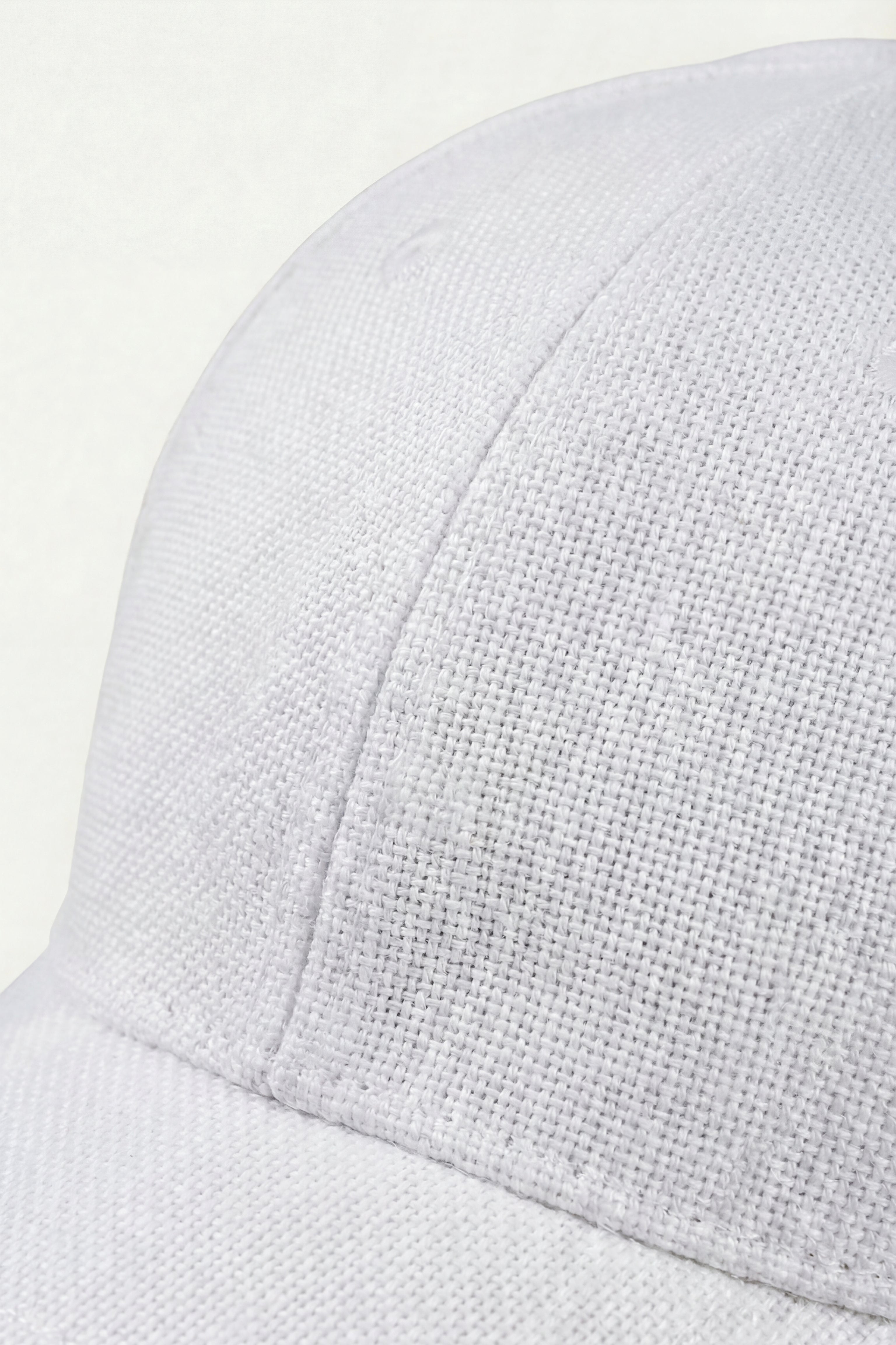Silano Linen Cap White