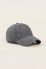 Silano Linen Cap Grey