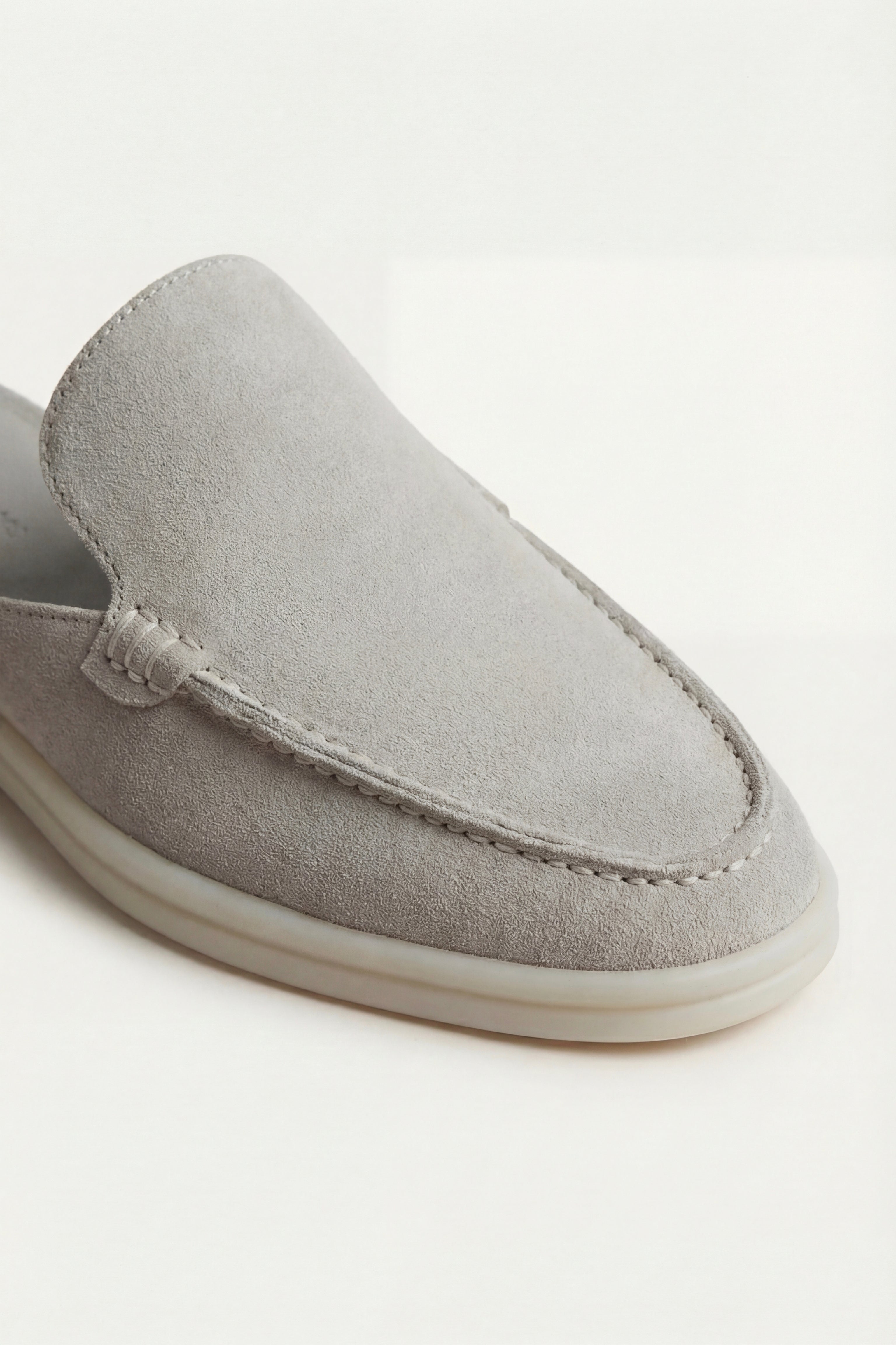 Torino Leather Mule Shallow Bean