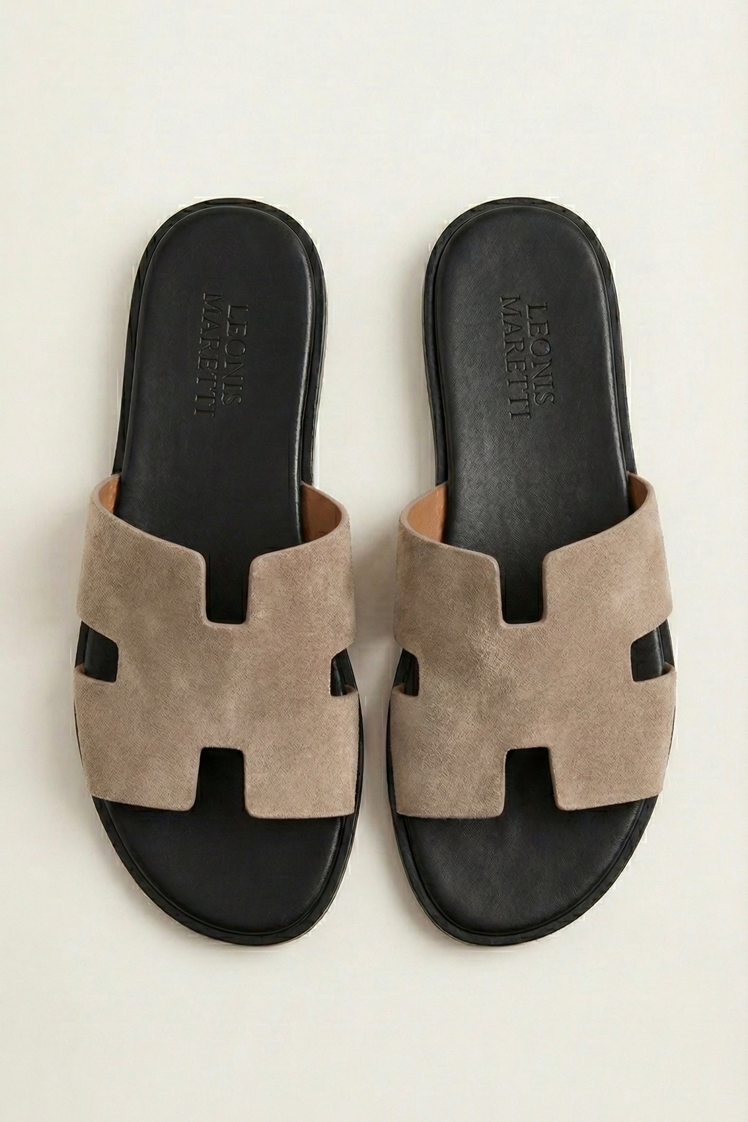 Matera Suede Sandal Taupe