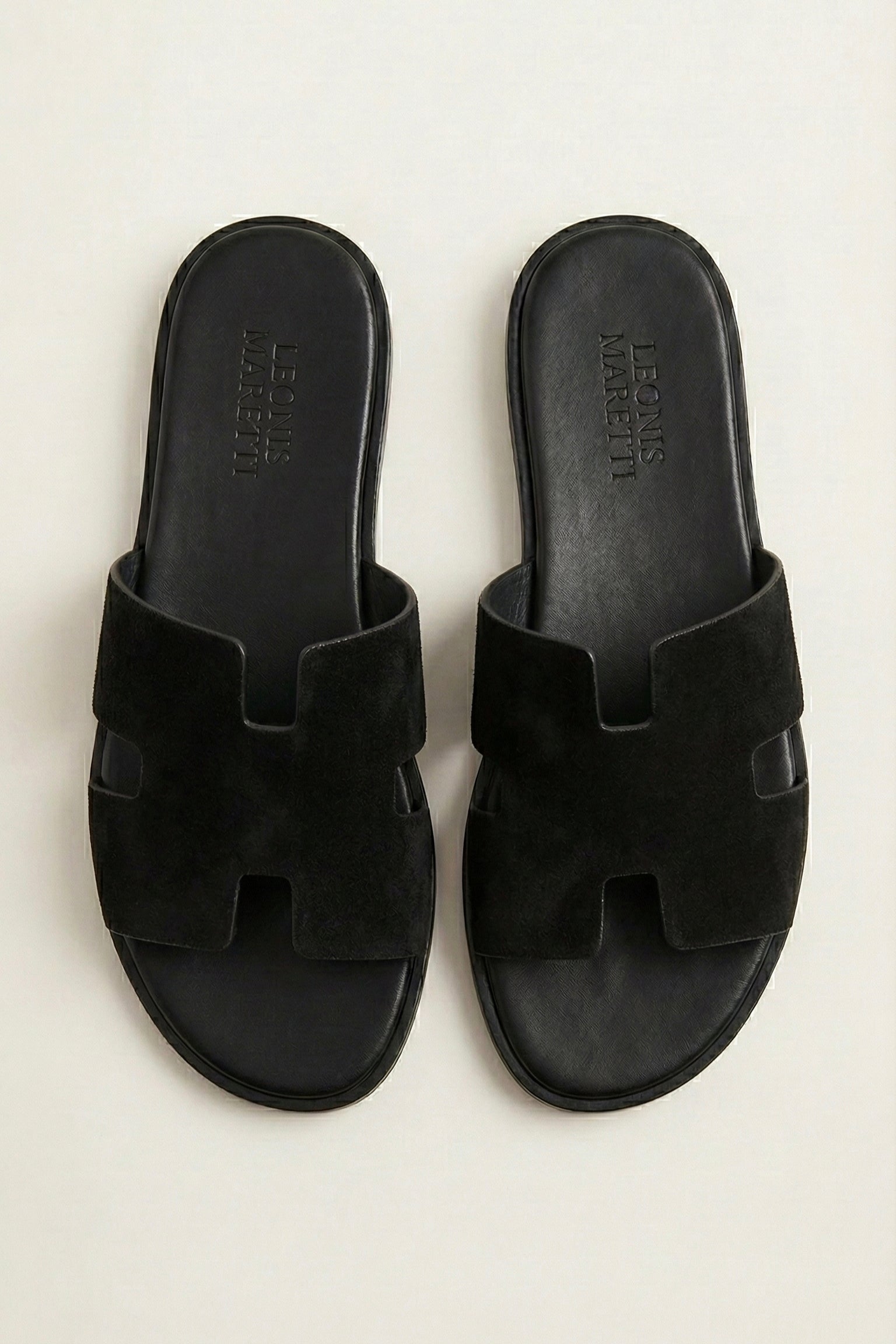 Matera Suede Sandal Black