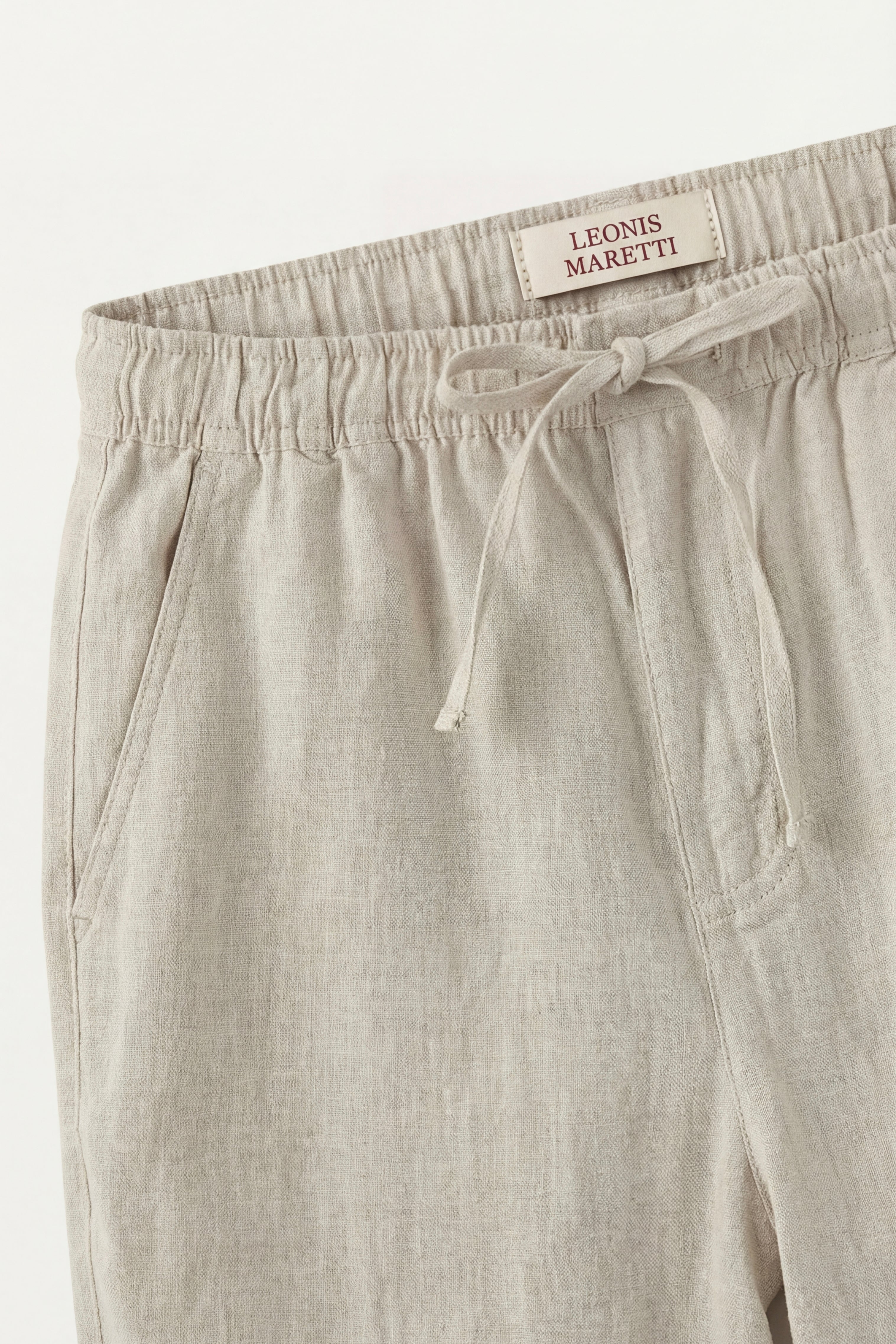 Verona Linen Shirt & Shorts Green/Beige