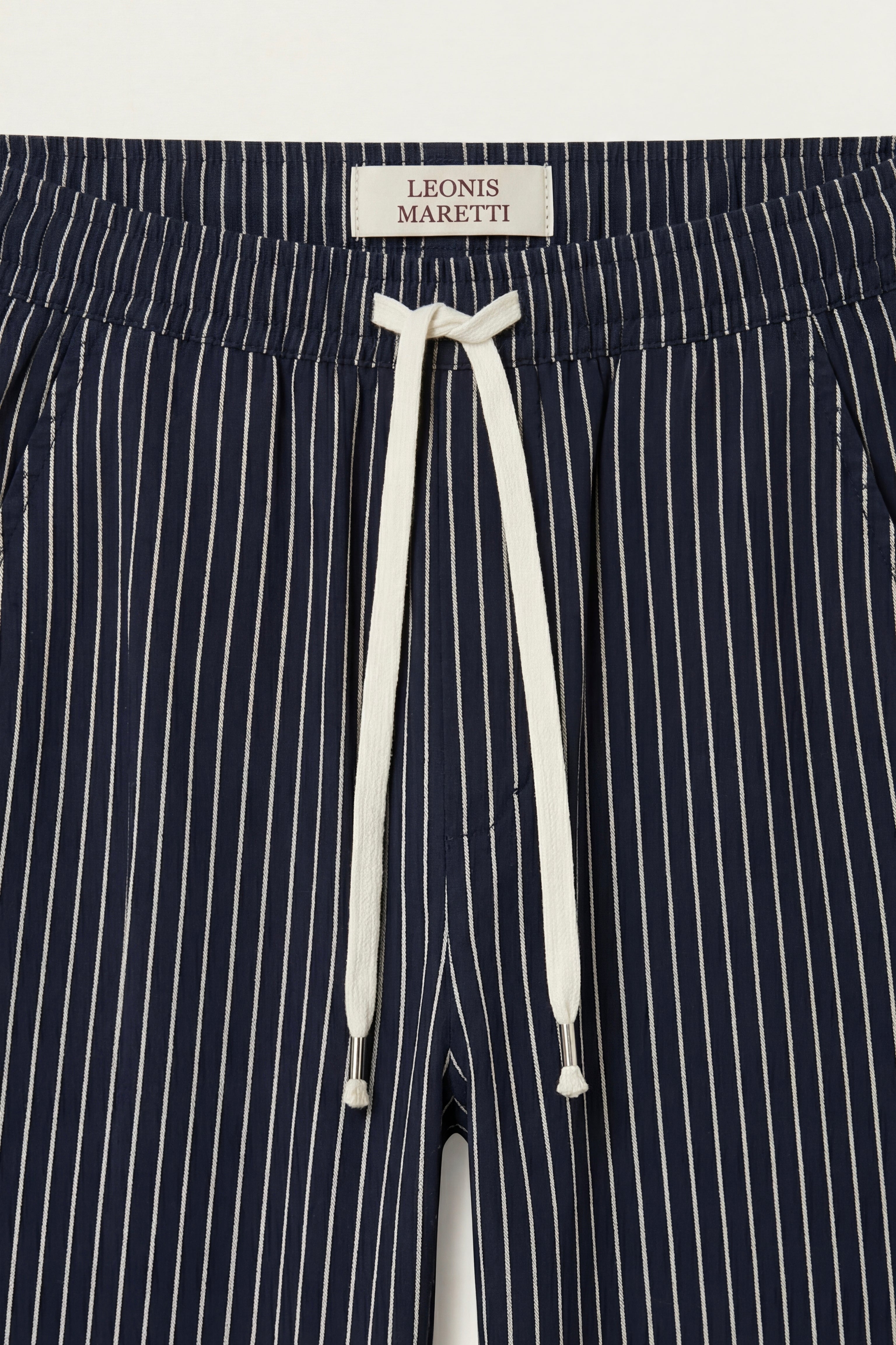 Siena Linen Trousers Navy Stripe
