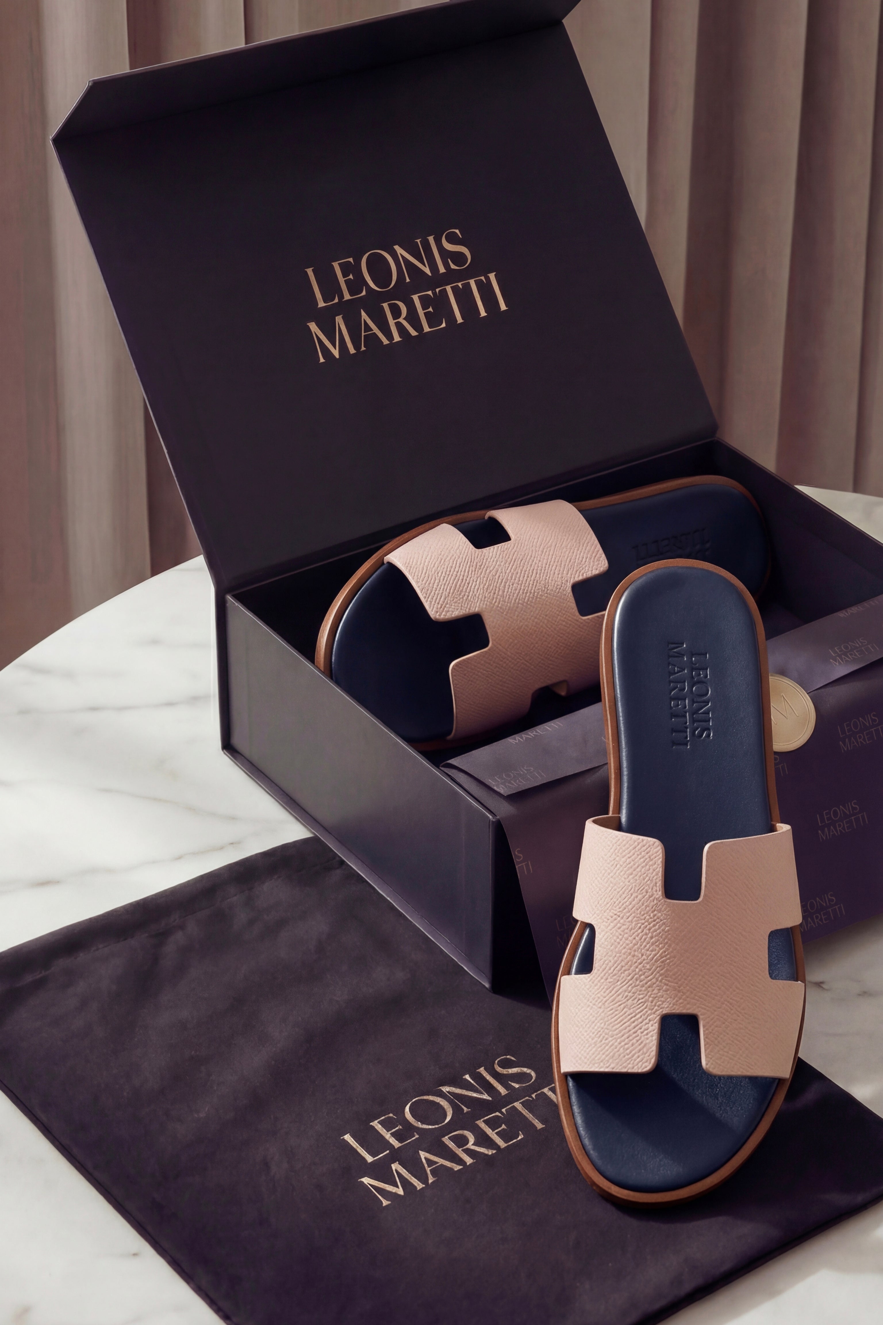Arezzo Leather Sandal Pink