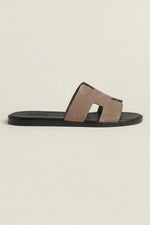 Matera Suede Sandal Taupe