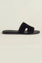 Matera Suede Sandal Black