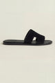 Matera Suede Sandal Black