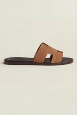 Matera Suede Sandal Brown