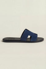 Matera Suede Sandal Navy