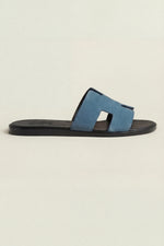 Matera Suede Sandal Blue