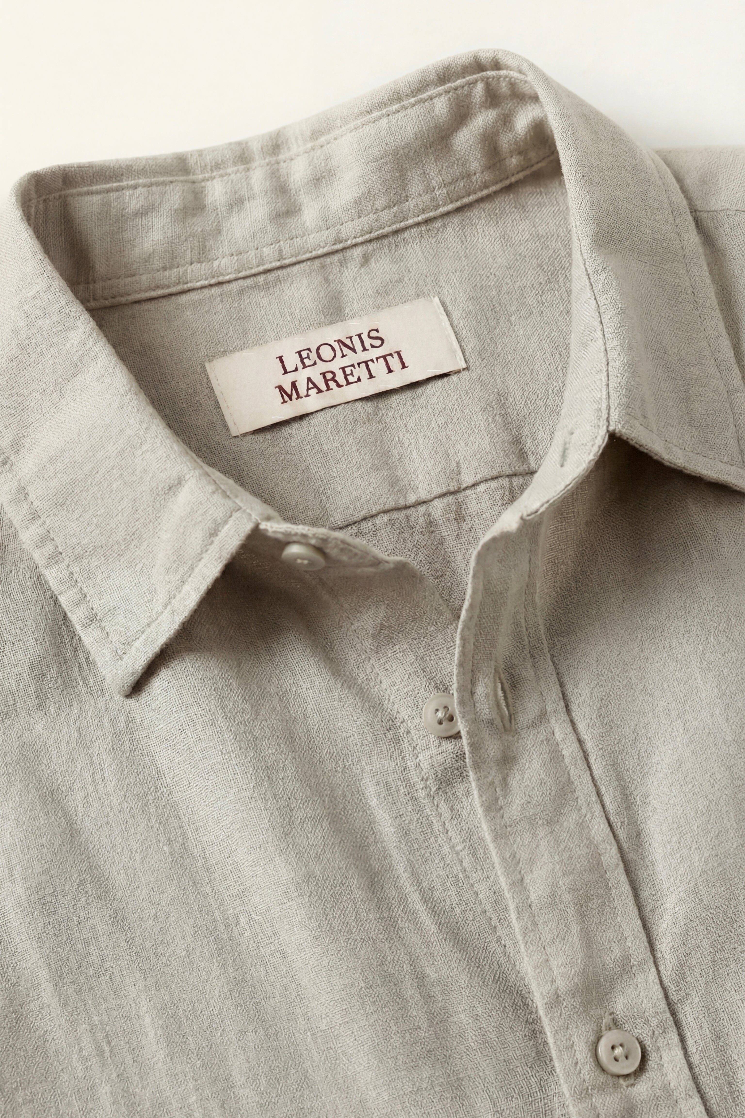 Pisa Linen Set Long Sleeve Beige/Black