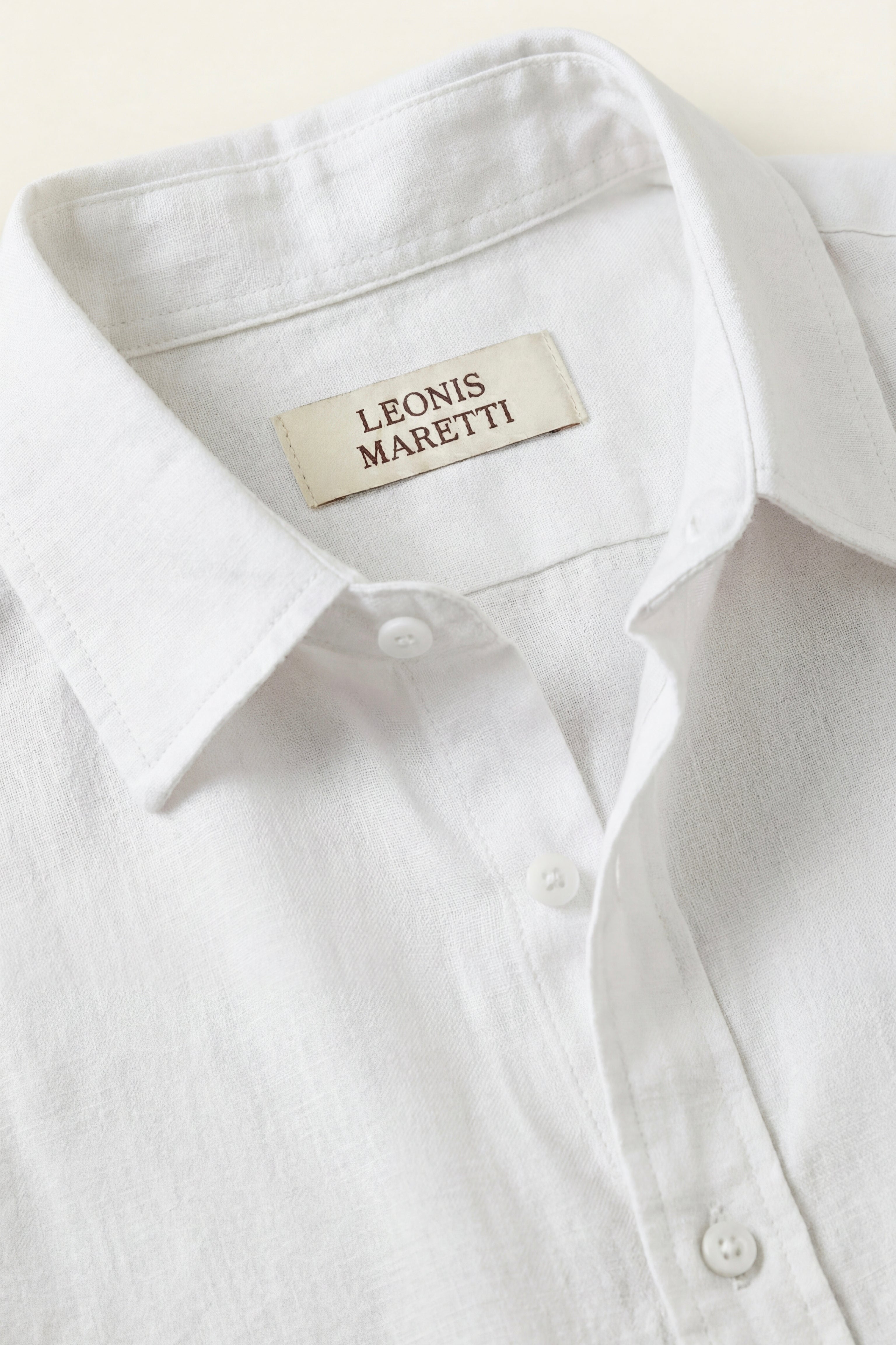 Pisa Linen Set Long Sleeve White/Black