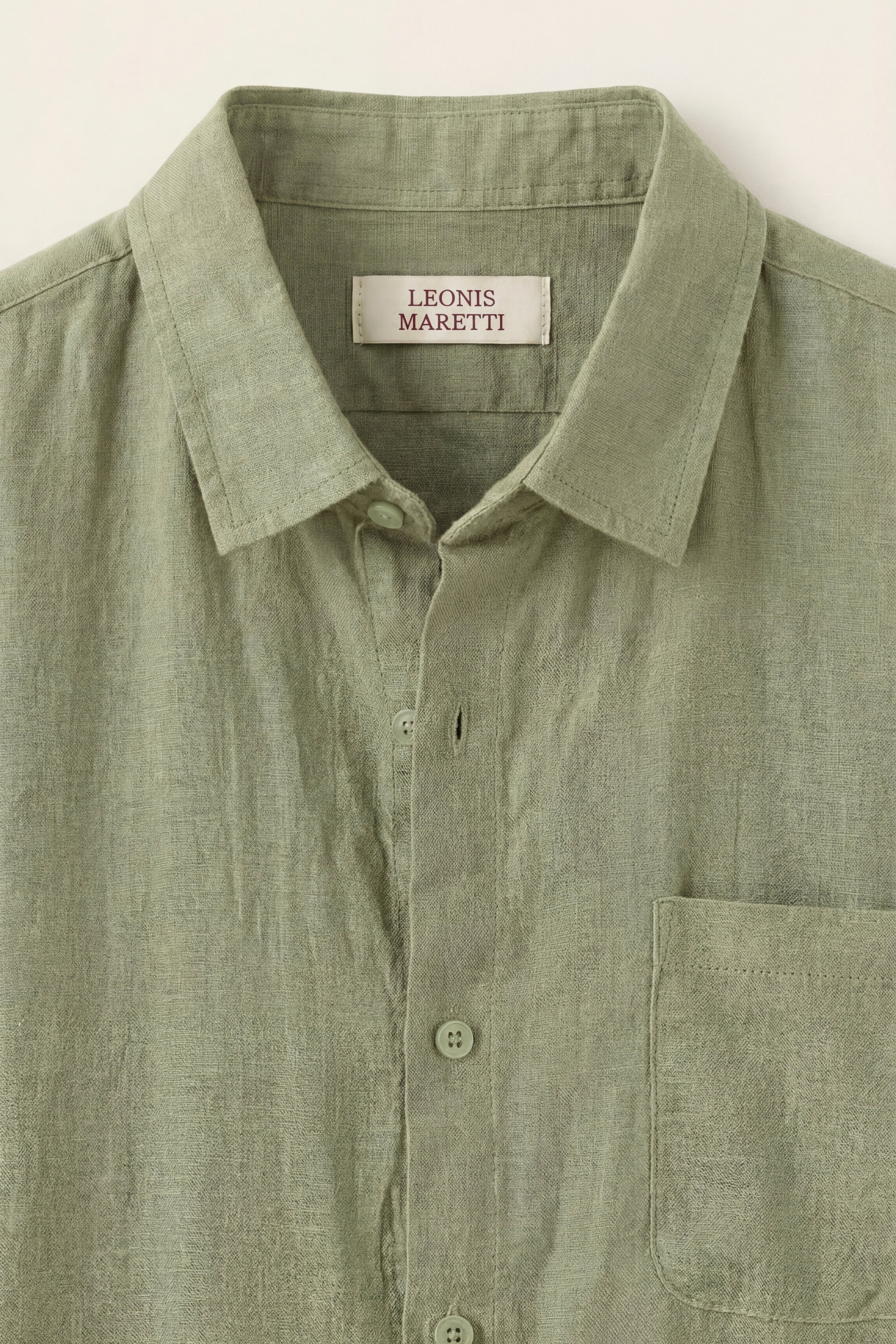 Vicenza Linen Short Sleeve Mint Green