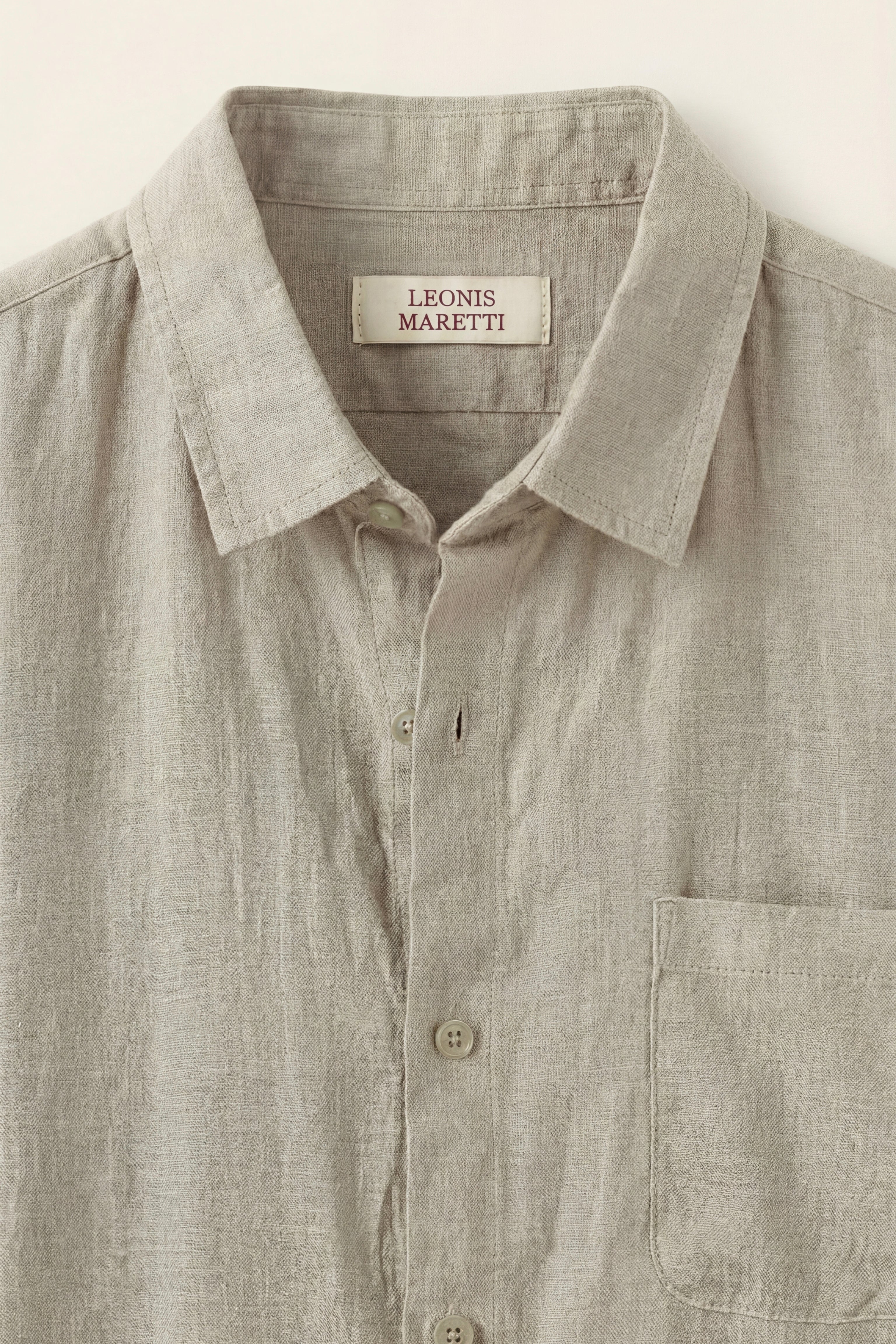 Vicenza Linen Short Sleeve Beige